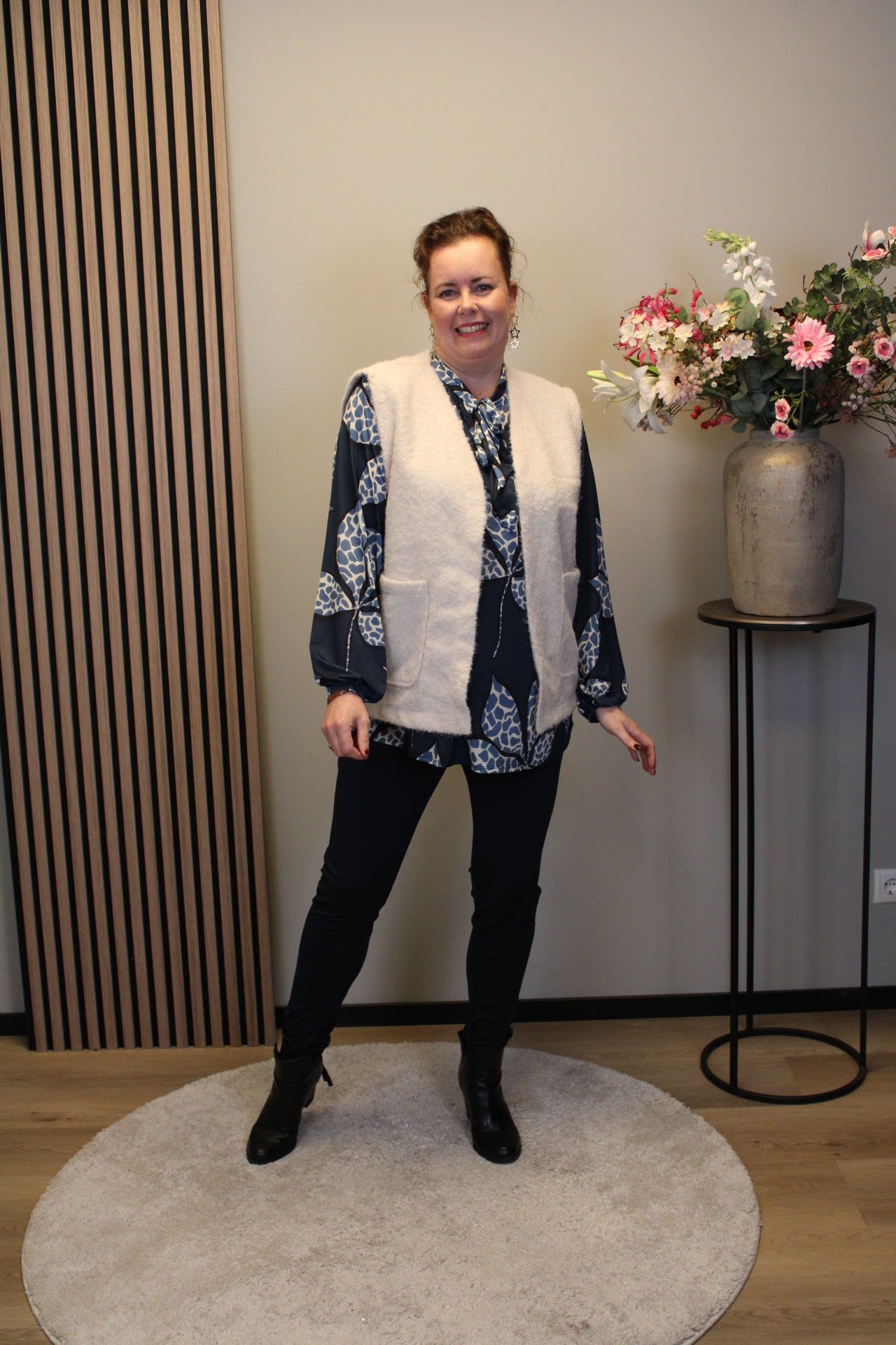 Mara | Bluse weiß Langarm 38 bis 48