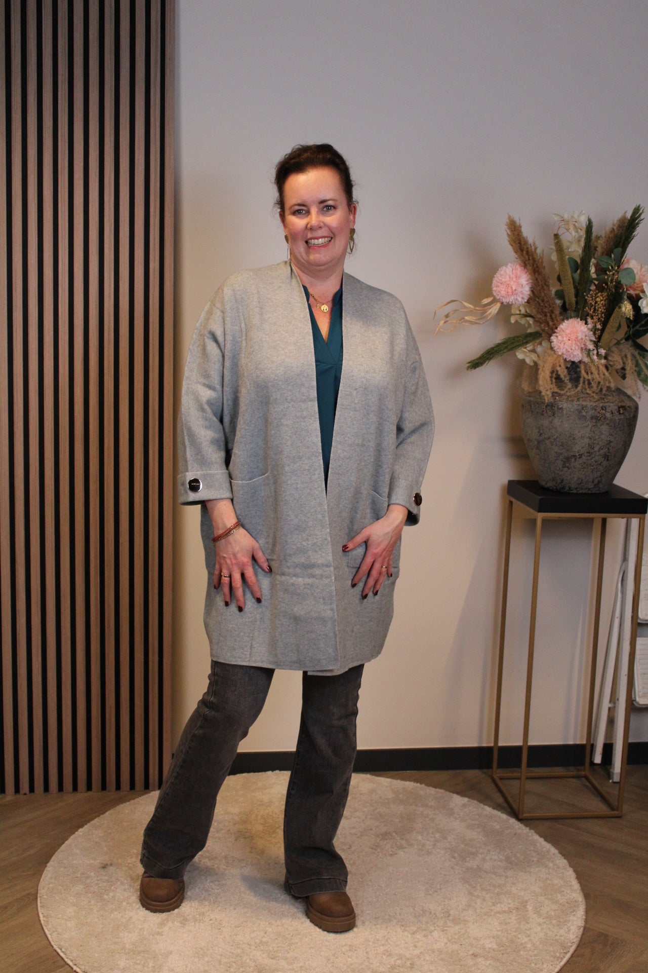 Mara | Bluse weiß Langarm 38 bis 48