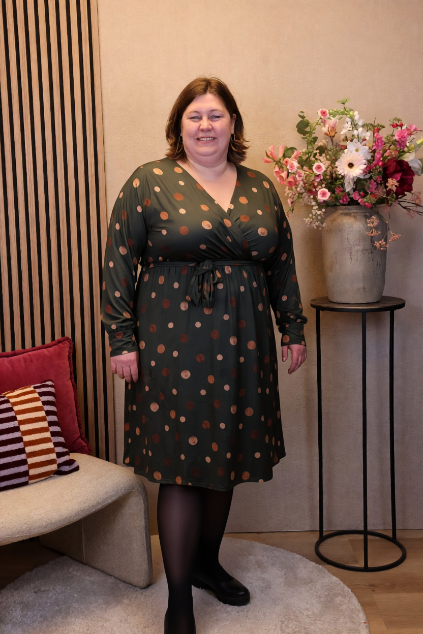 Dora | Bluse schwarz Langarm 52 bis 58