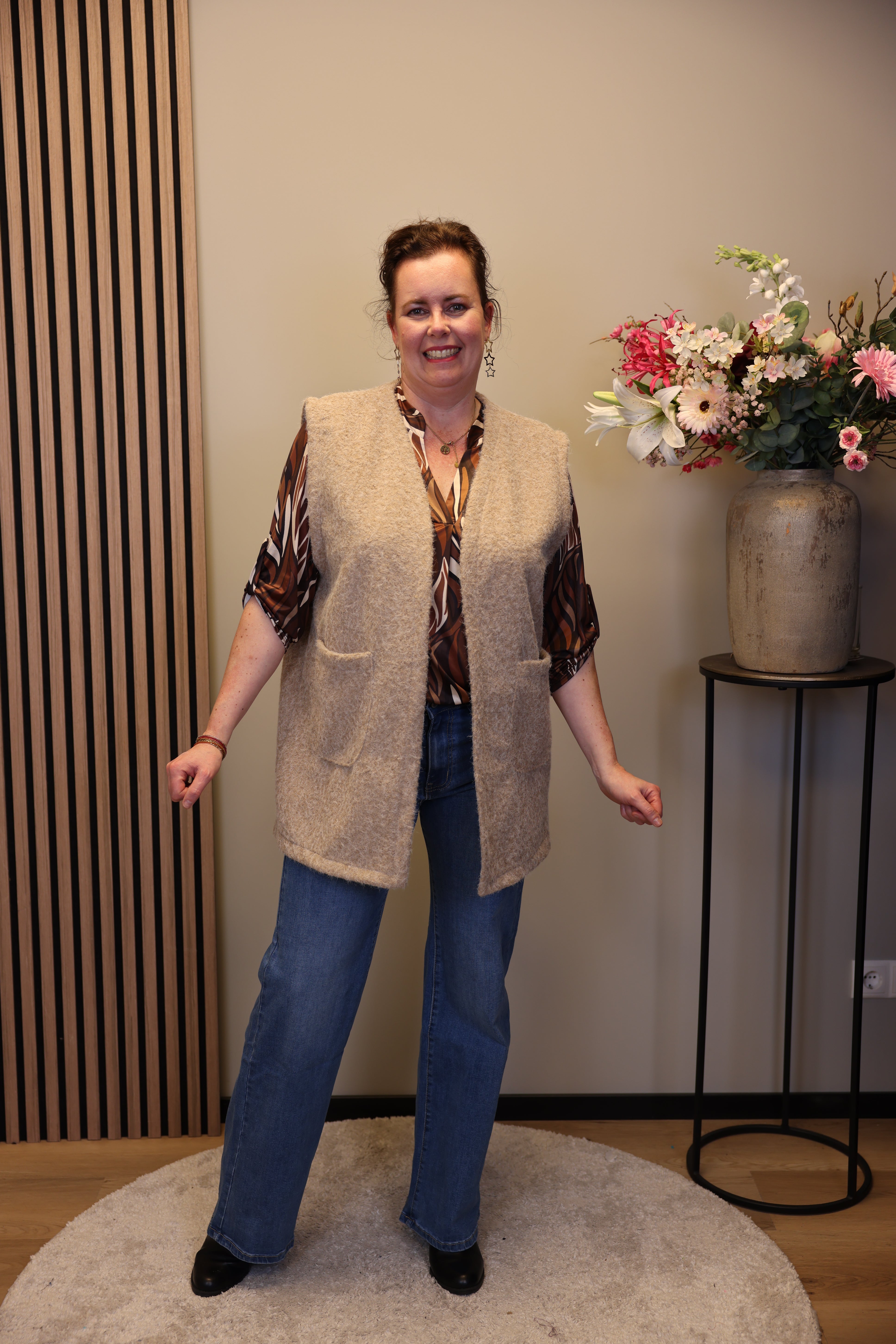 Mara | Bluse weiß Langarm 38 bis 48