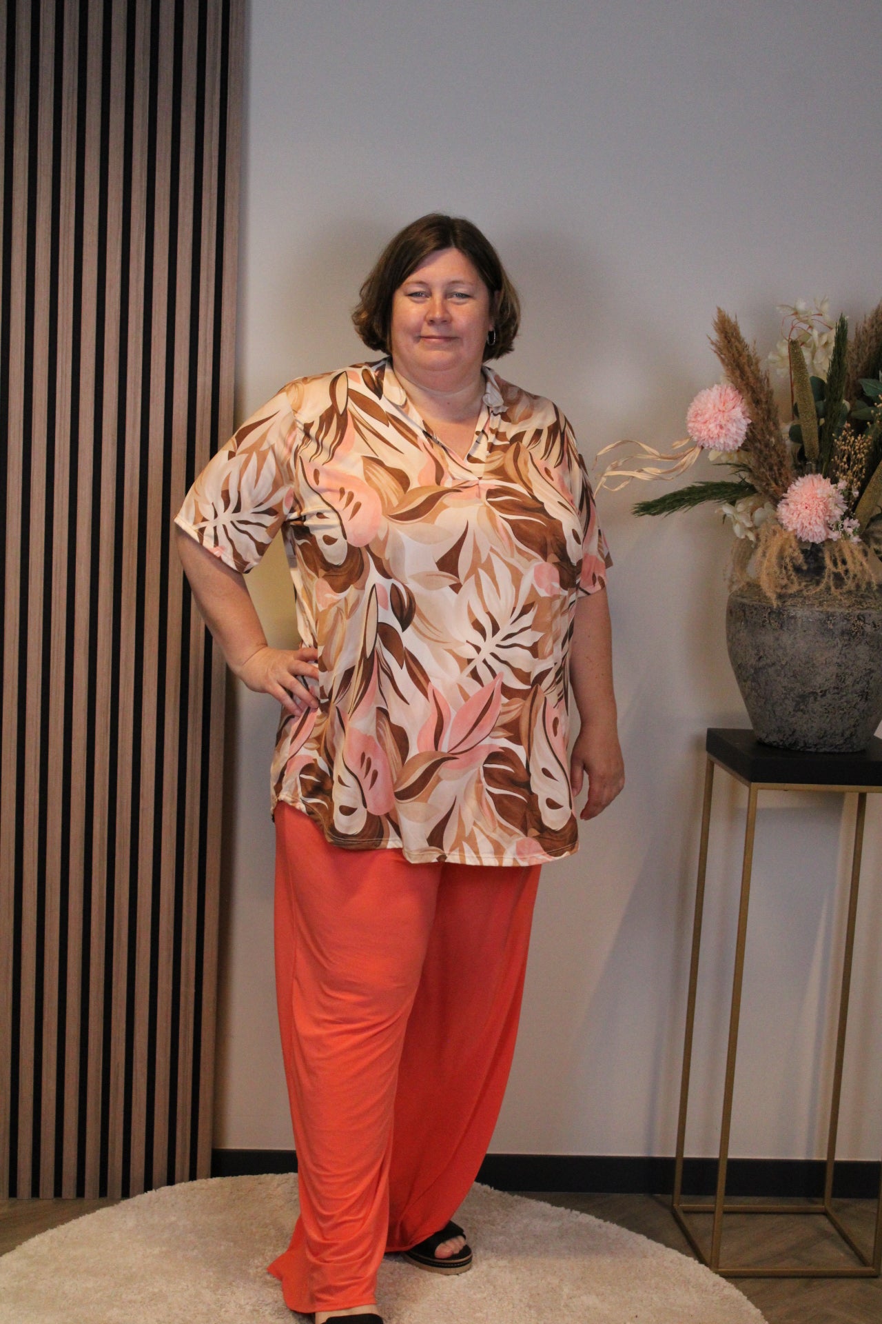 Dora | Bluse schwarz Langarm 52 bis 58