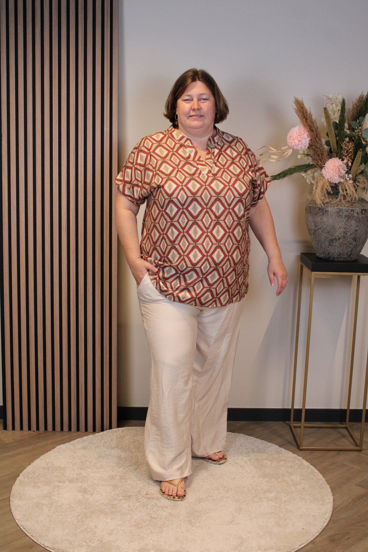 Dora | Bluse schwarz Langarm 52 bis 58