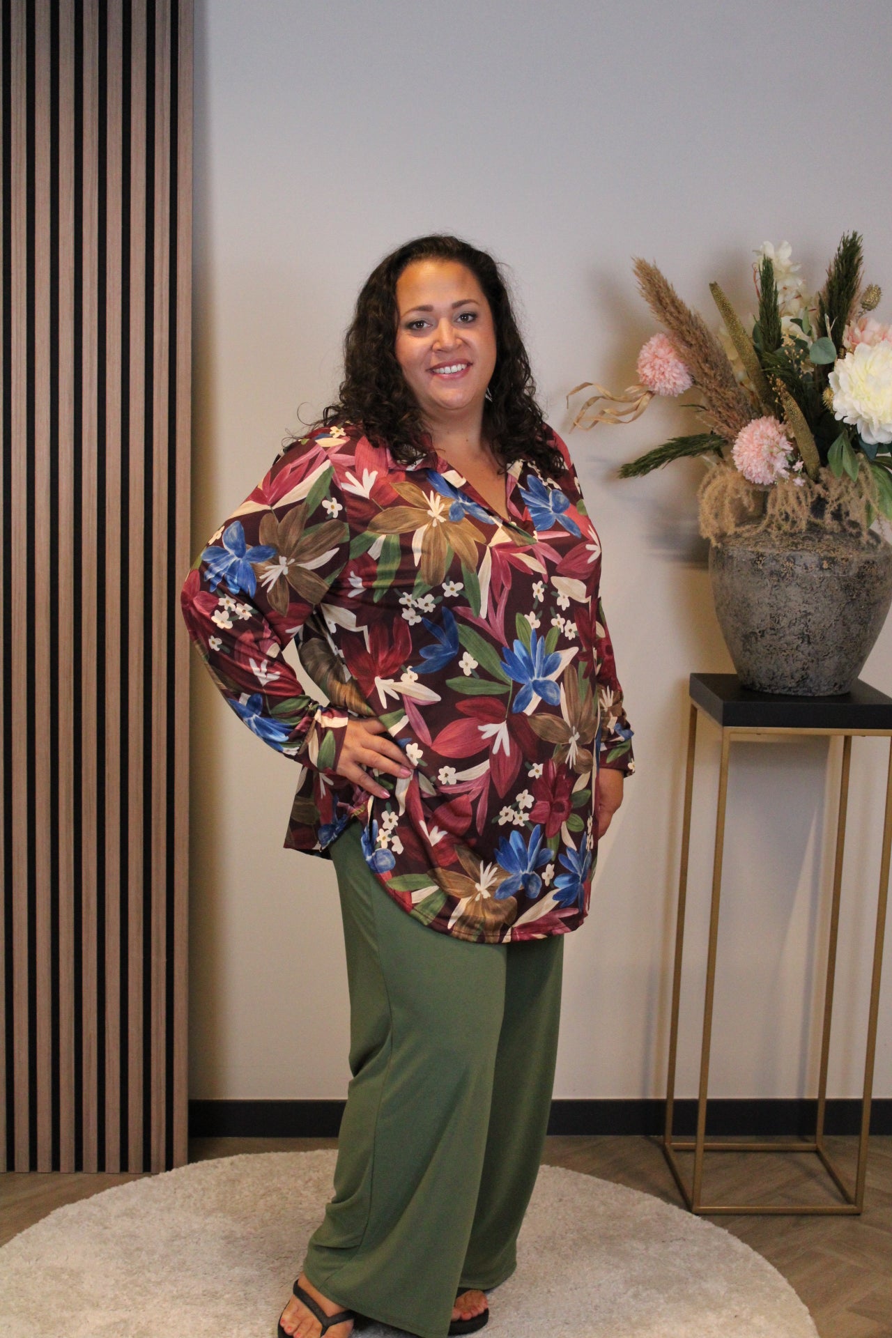 fleur | Langarmbluse 48 bis 52