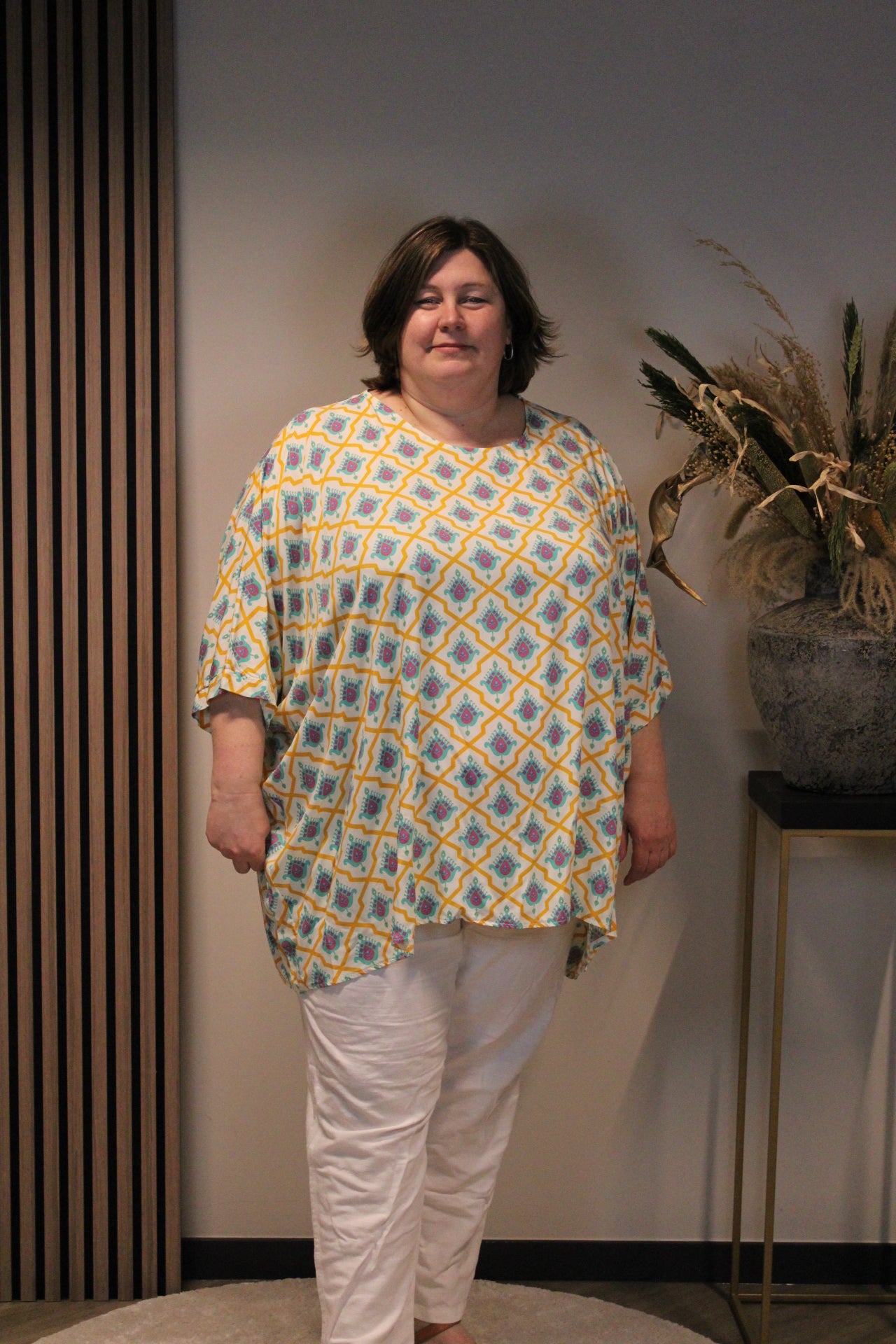 Alexia gelb | Bluse 52 bis 58
