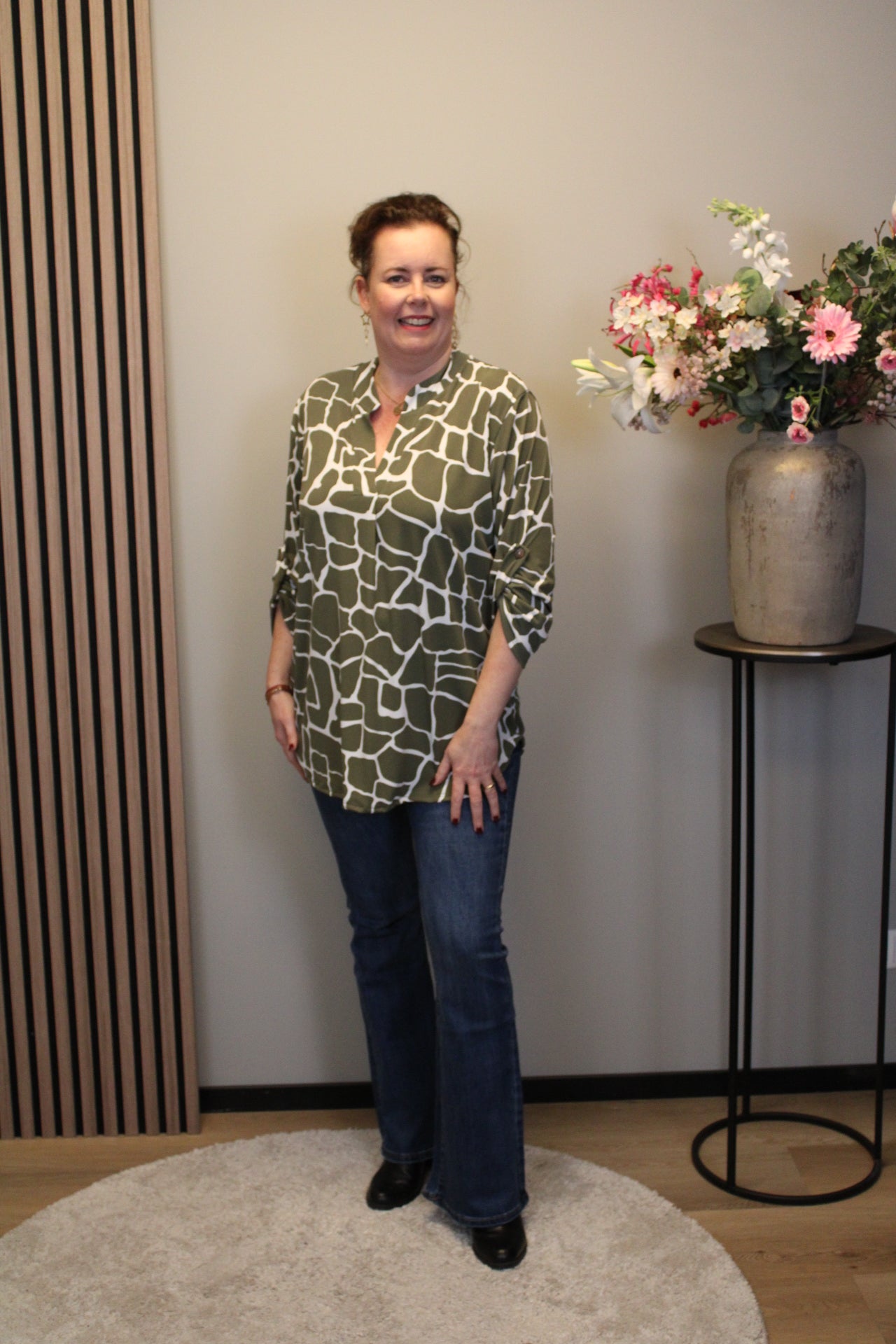 Brenda | Langarmbluse 48 bis 52