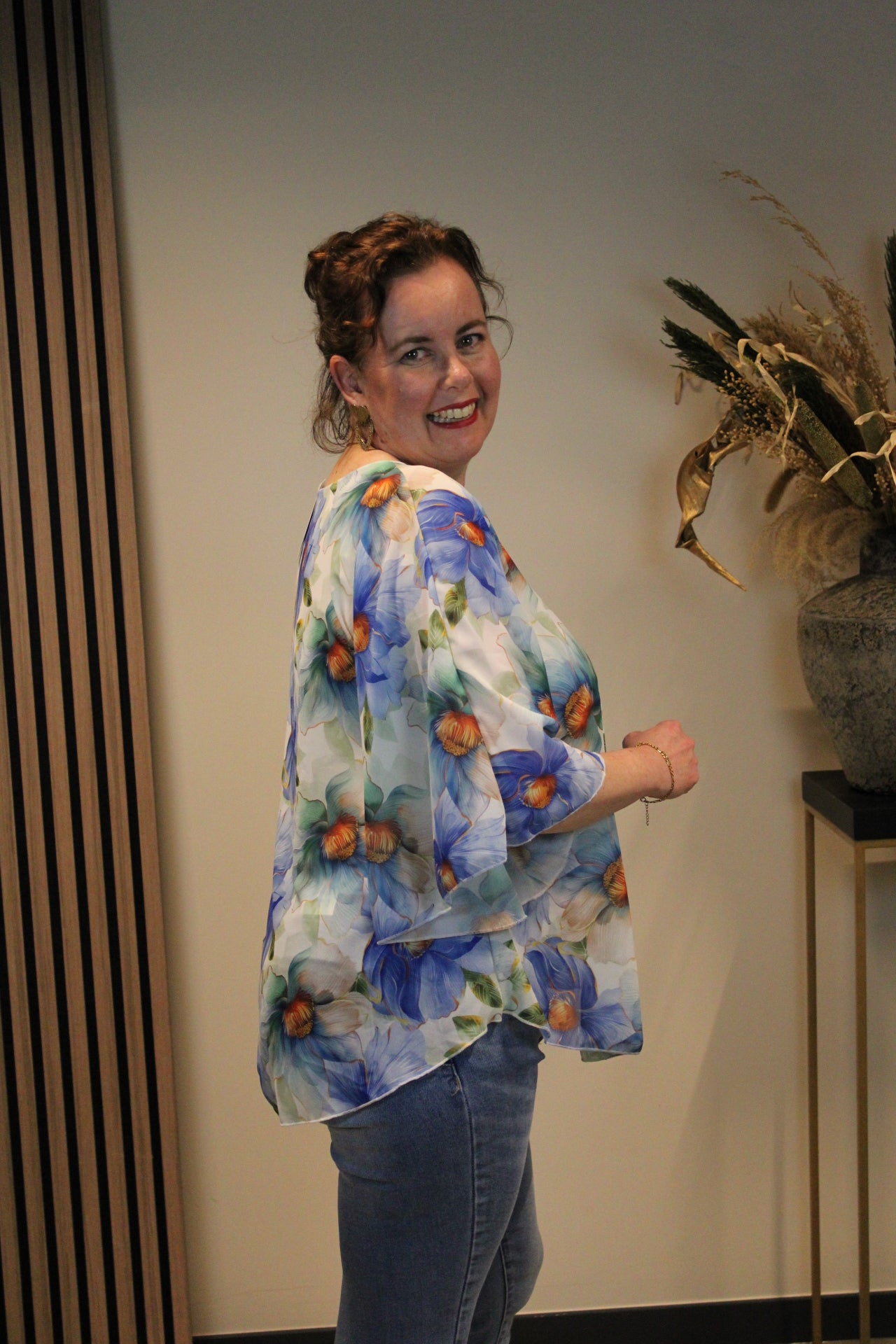 Belle | Bluse blau 36 bis 44