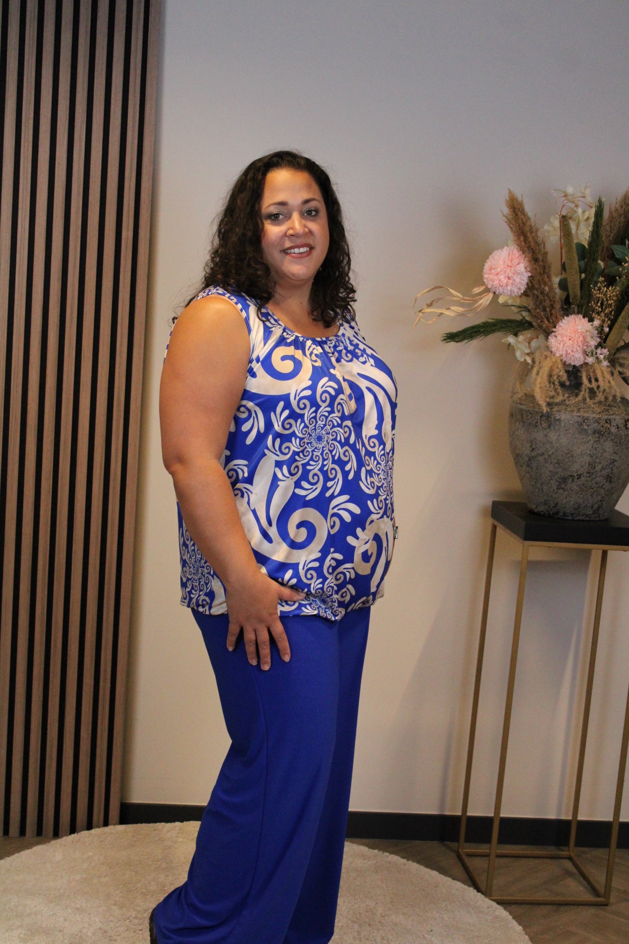 Sam | Top blau 48 bis 52