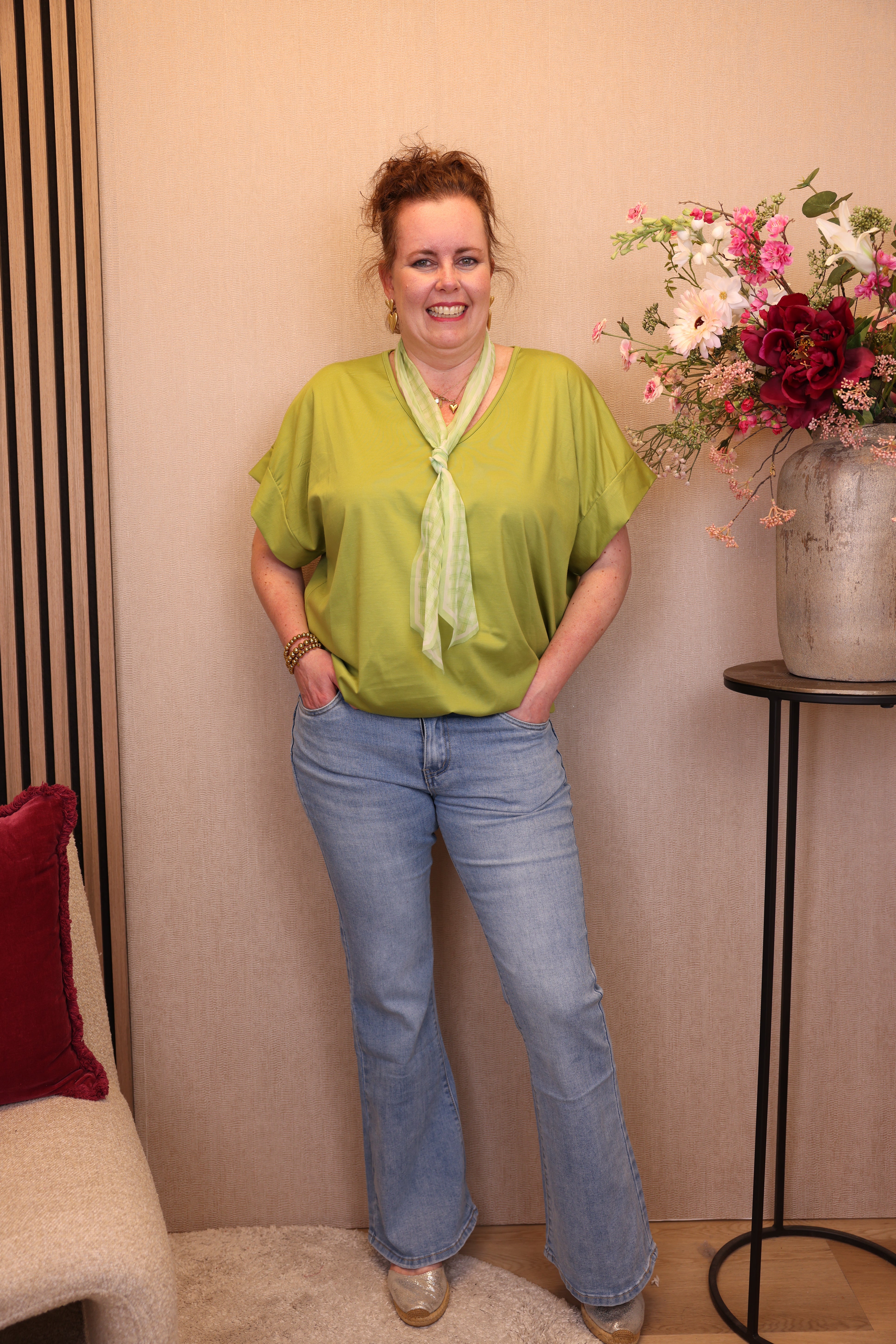 Dora | Bluse schwarz Langarm 52 bis 58