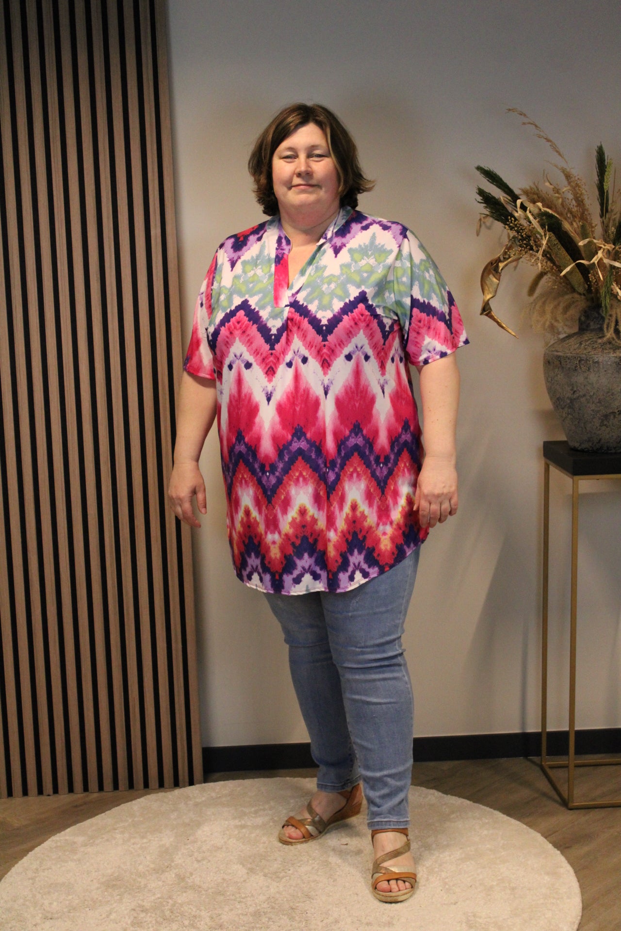Aimee | Kurzarmbluse 52 bis 58