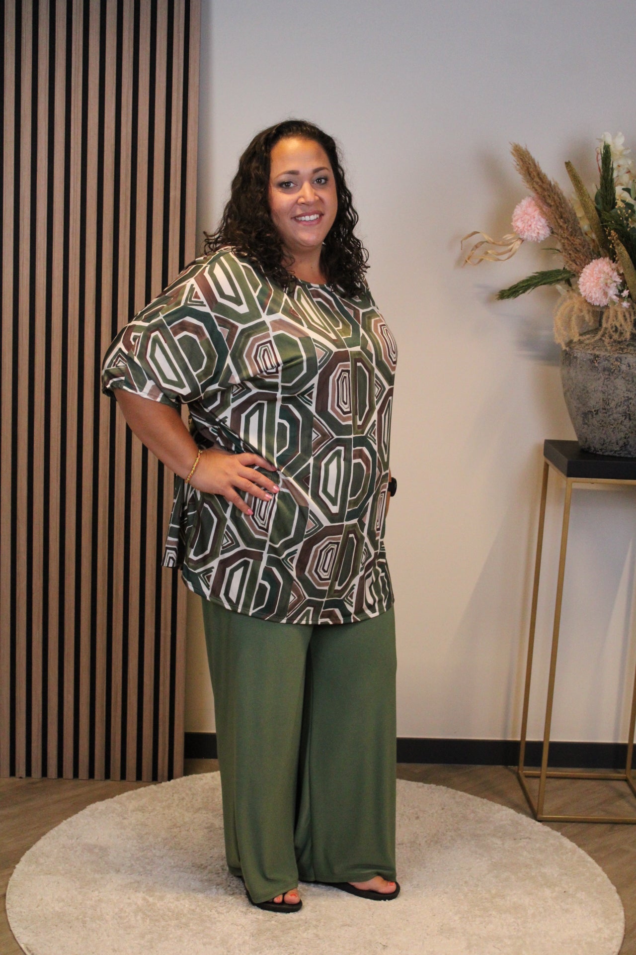 Rose | Top grün 48 bis 52