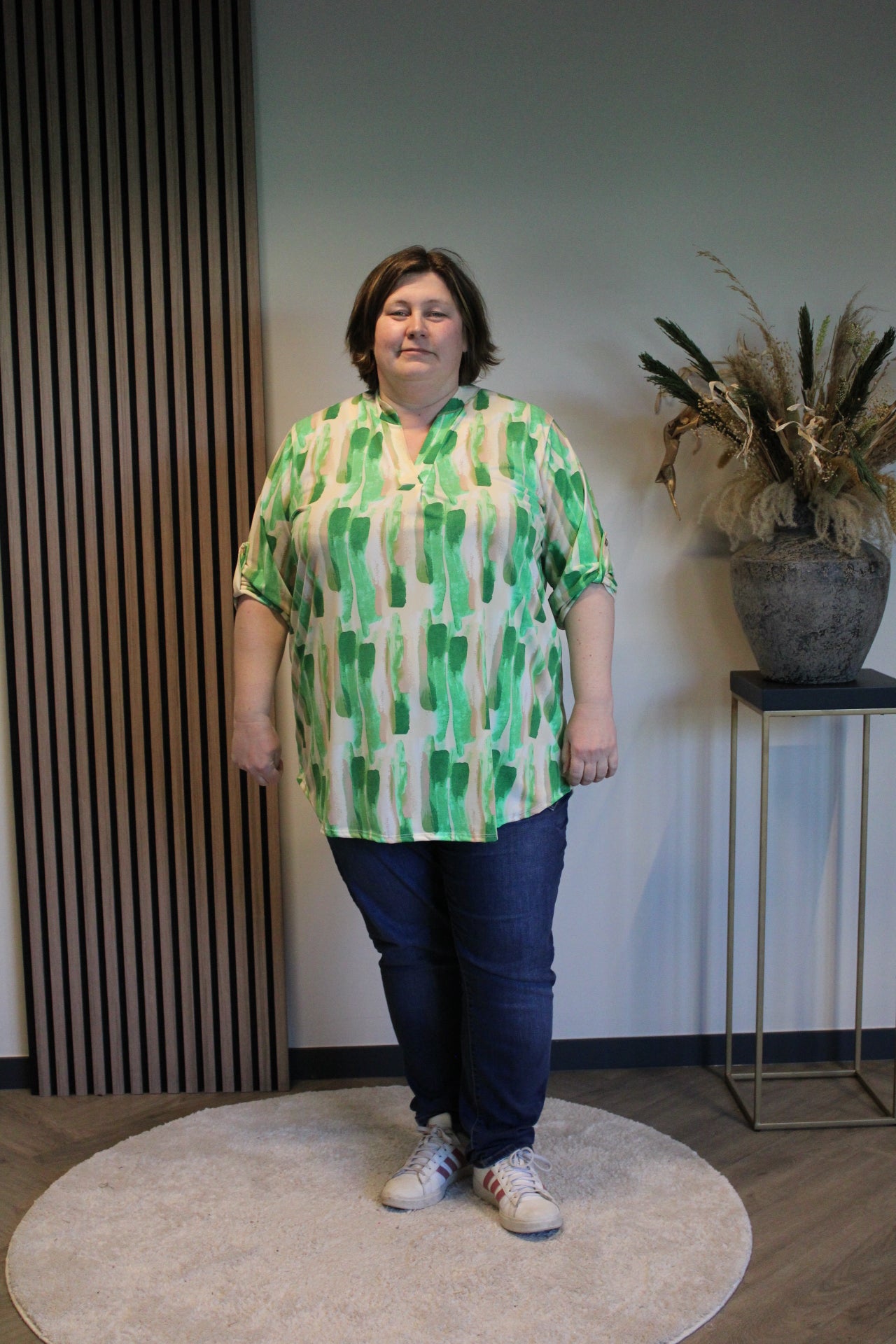 Madelief | Bluse grün 52 bis 58