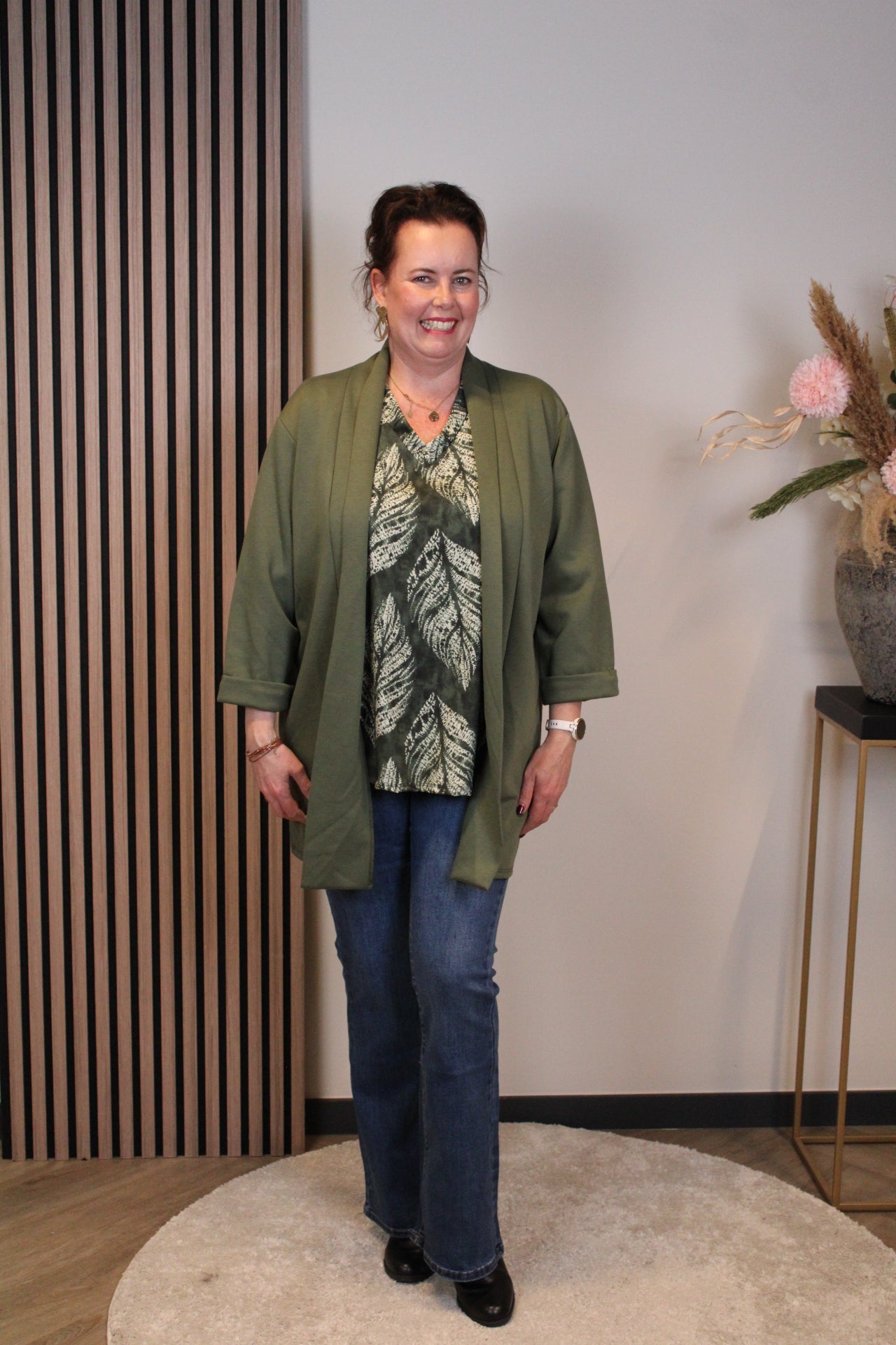 Mara | Bluse weiß Langarm 38 bis 48