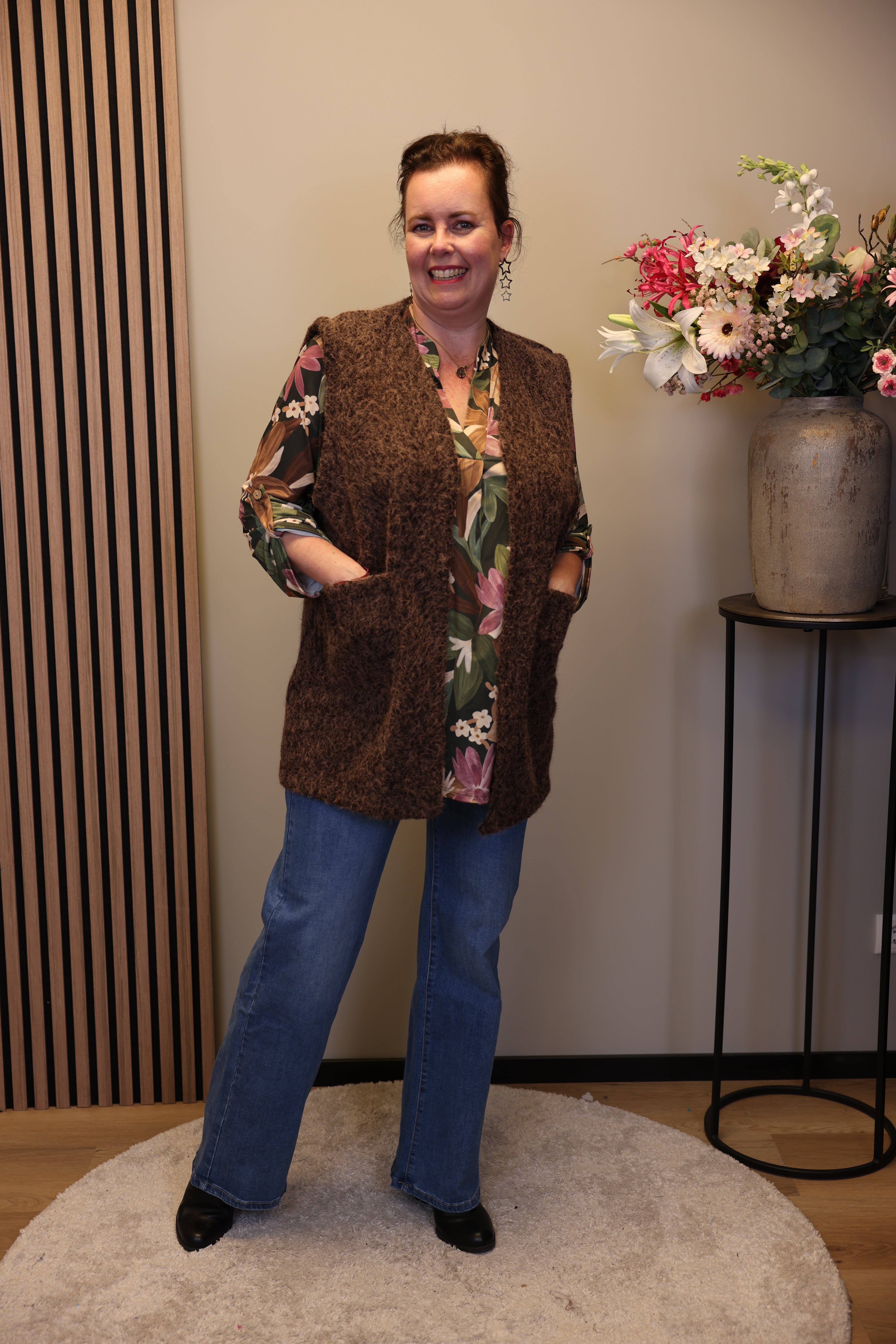 Mara | Bluse weiß Langarm 38 bis 48