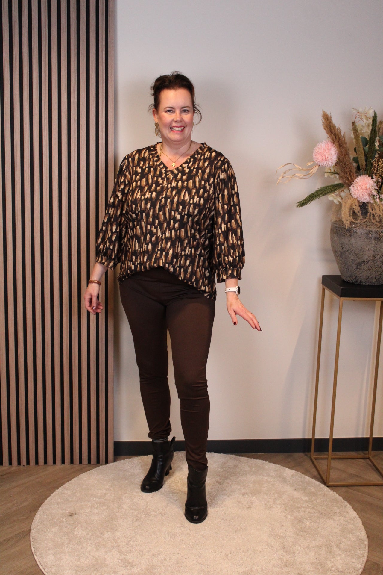 Indy | Hose bordeauxrot 40 bis 44