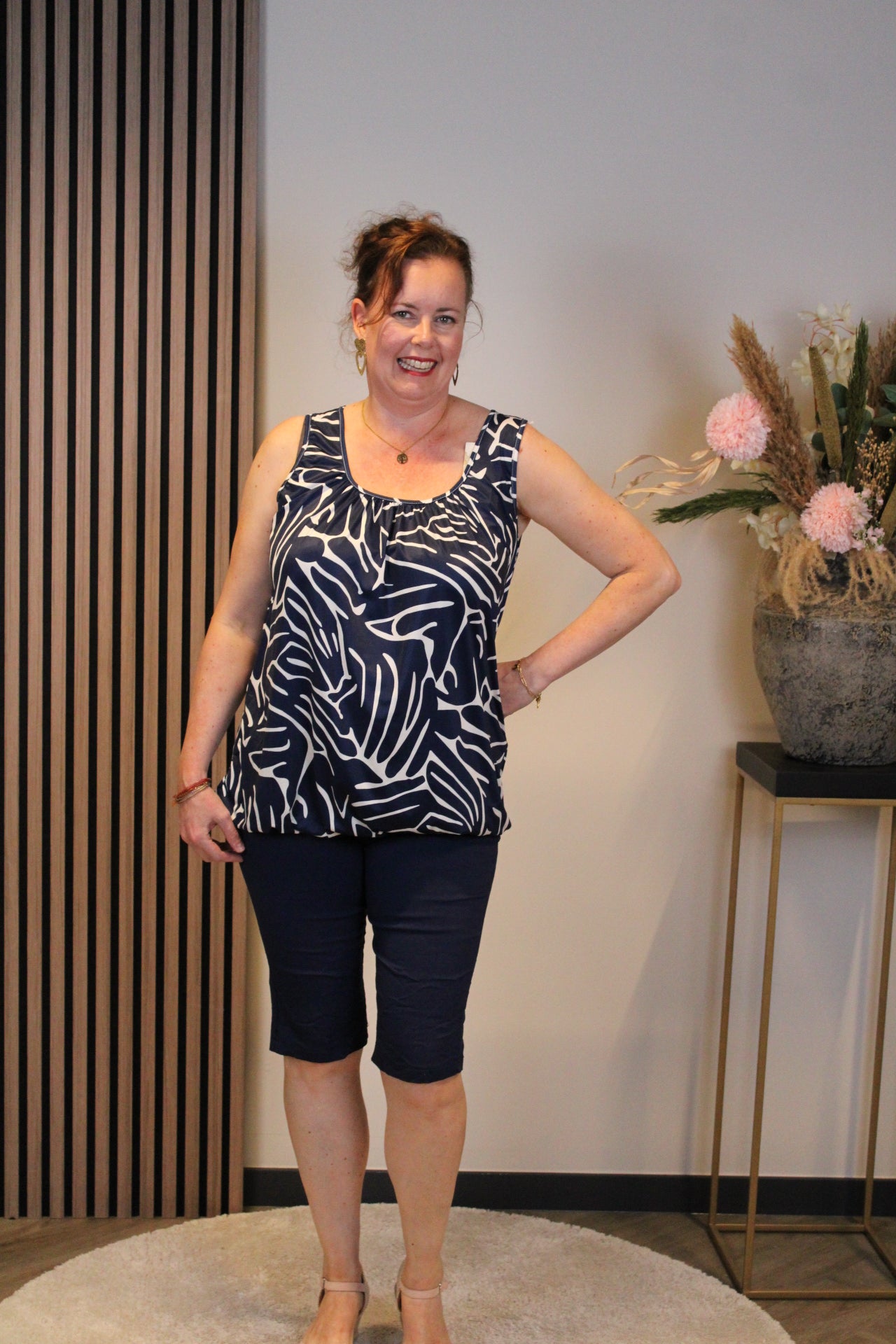 Dora | Bluse schwarz Langarm 52 bis 58