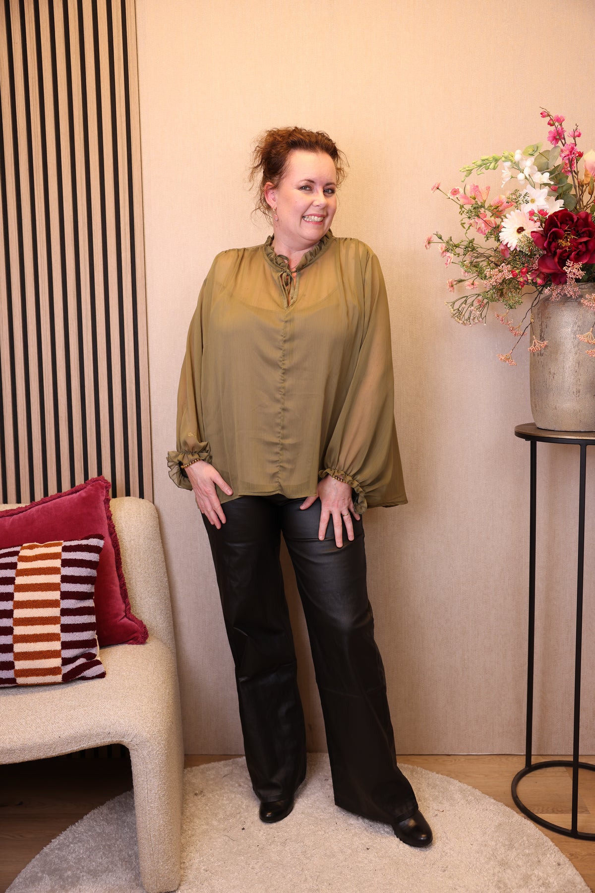 Liza | Blouse groen 42 - 50