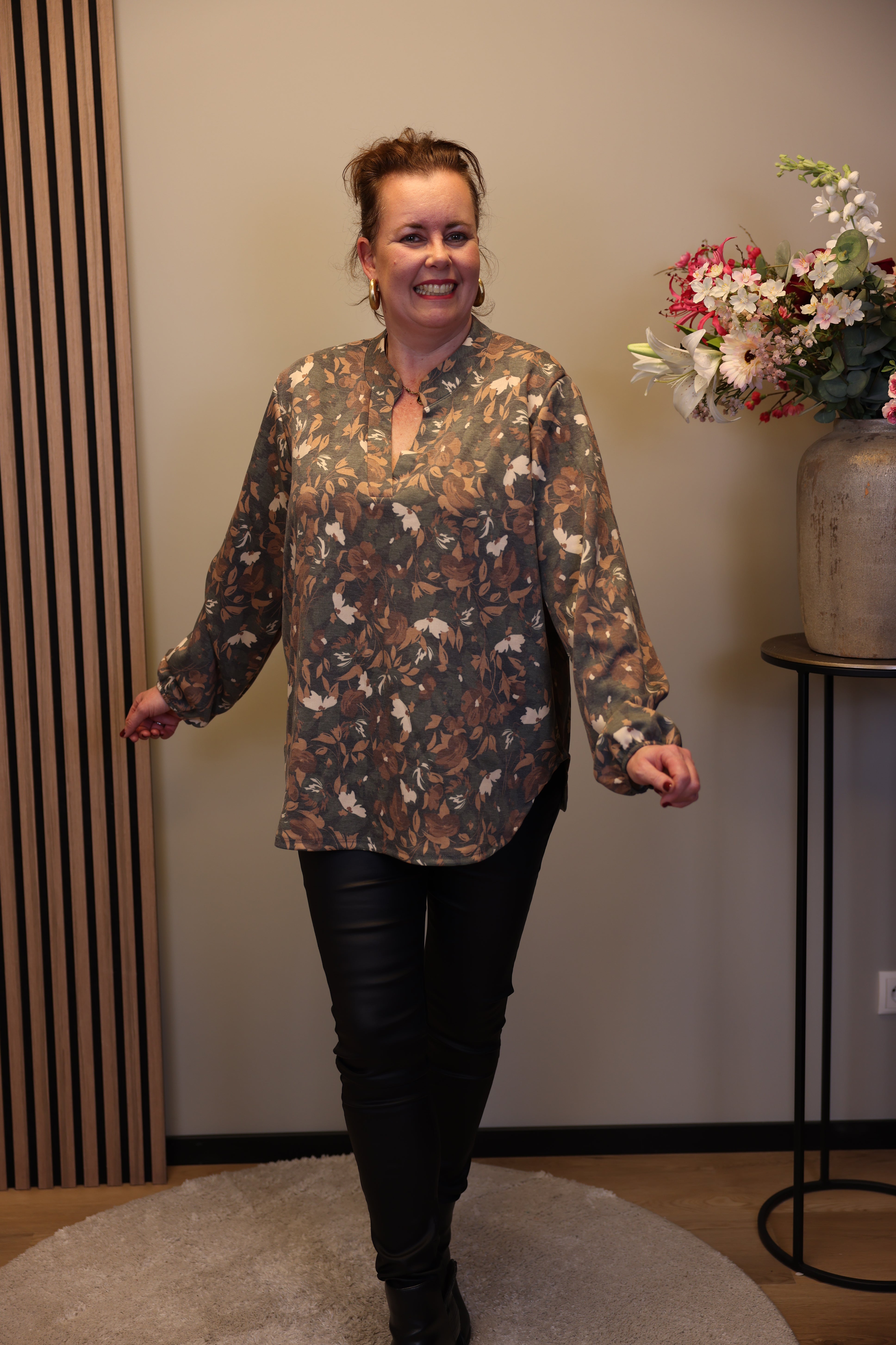 Mara | Bluse weiß Langarm 38 bis 48