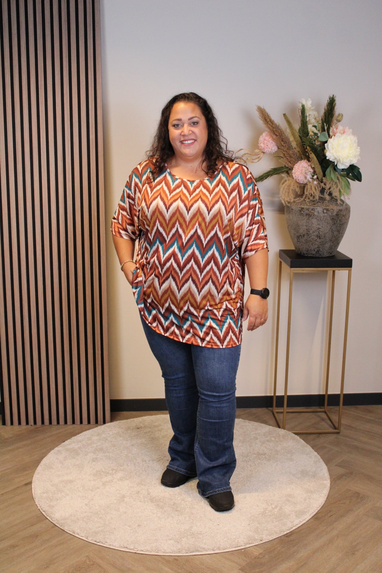 Odilia | Top braun 48 bis 52