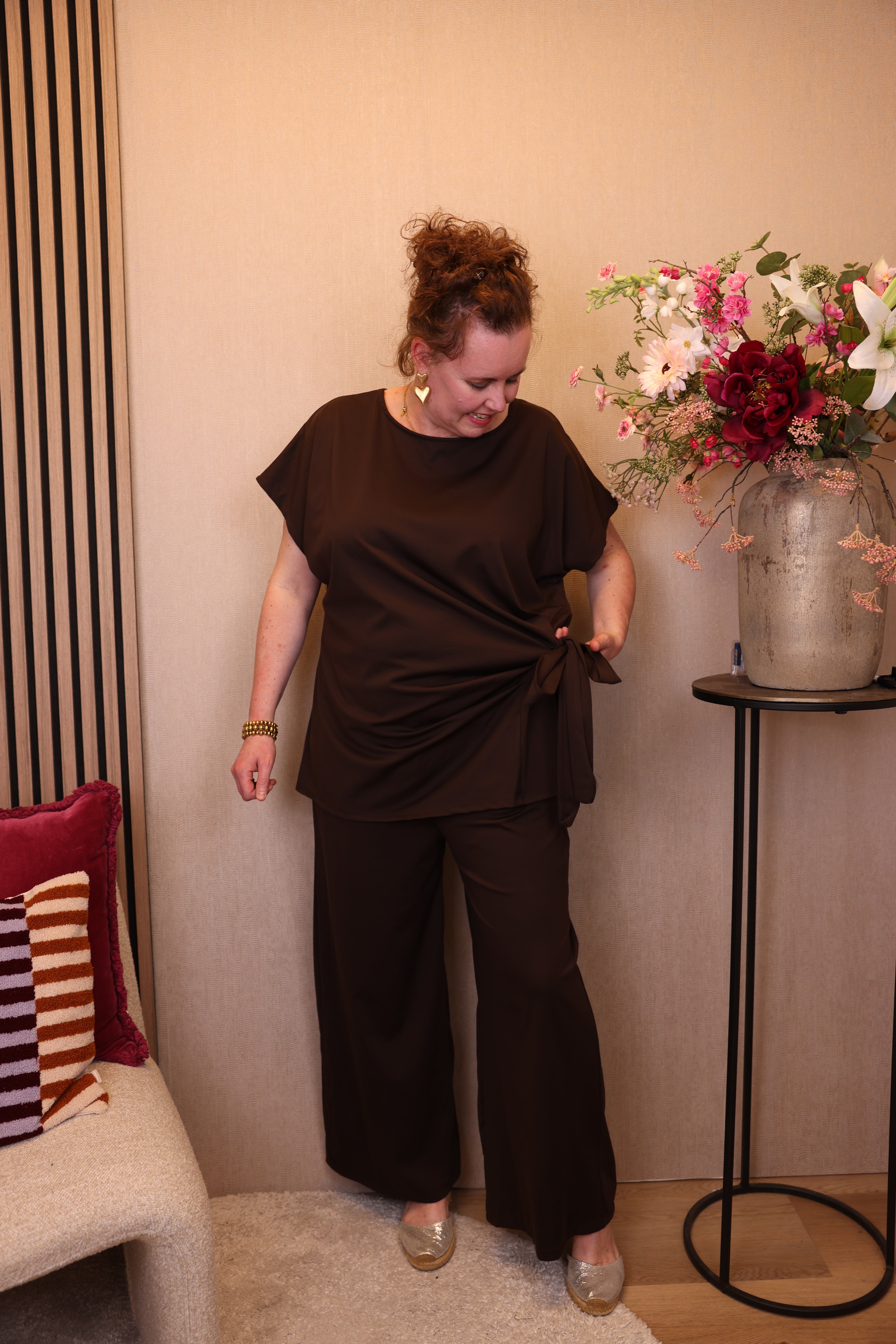 Dora | Bluse schwarz Langarm 52 bis 58