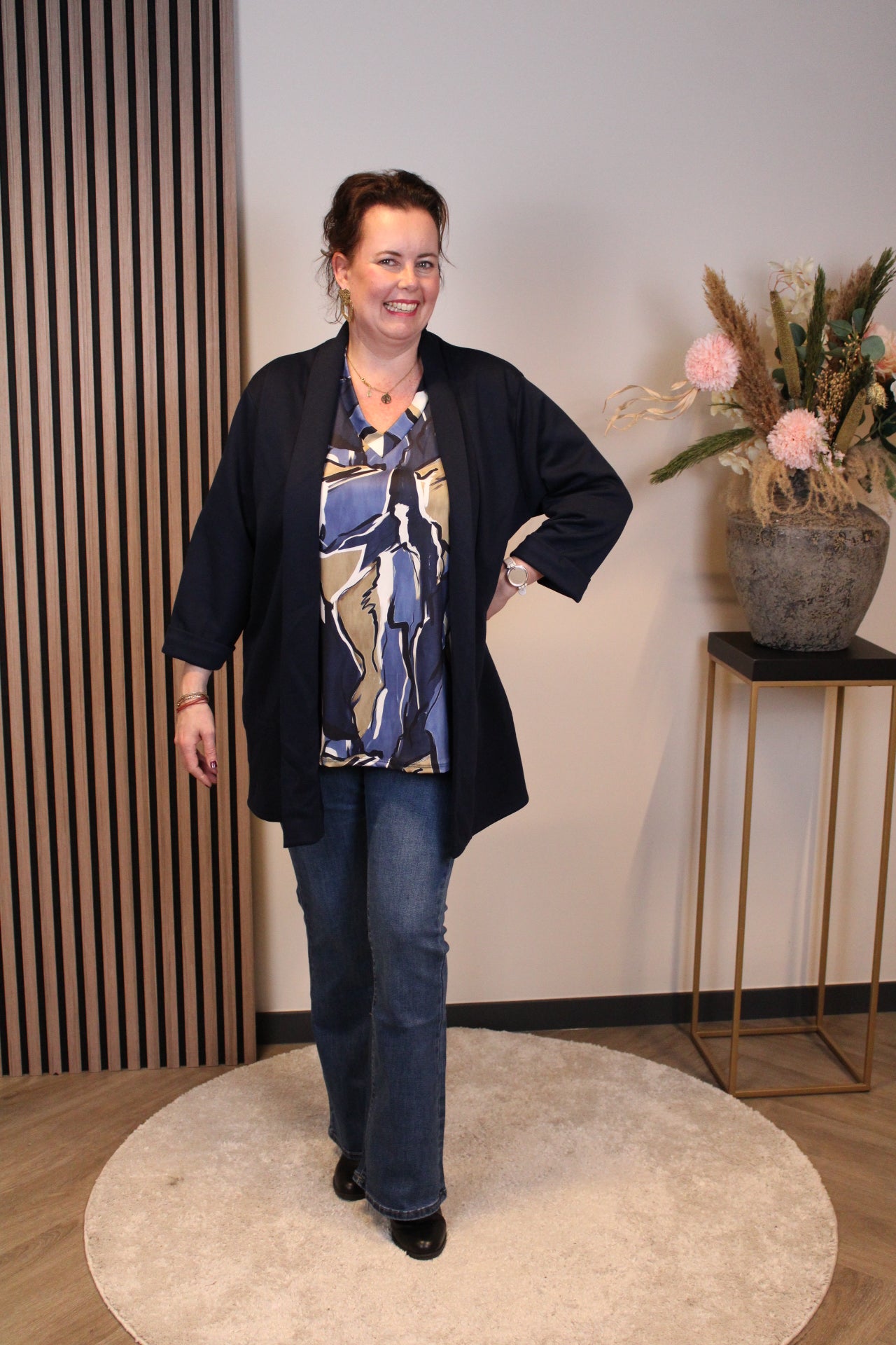 Mara | Bluse weiß Langarm 38 bis 48