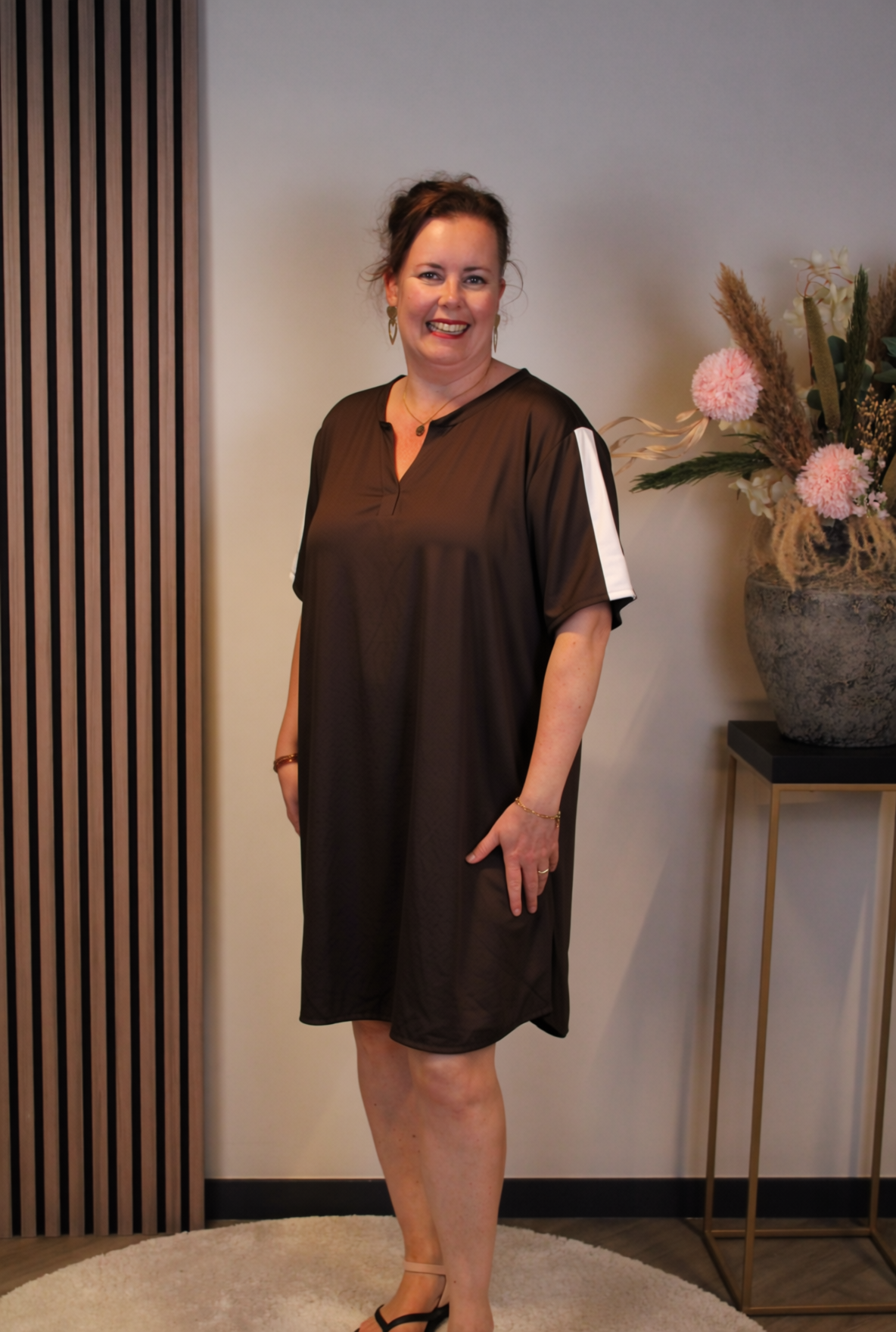 Dora | Bluse schwarz Langarm 52 bis 58