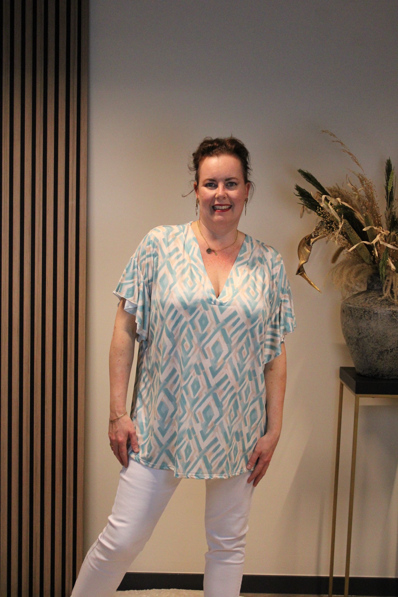 Selena | Kurzarmbluse 40 bis 48