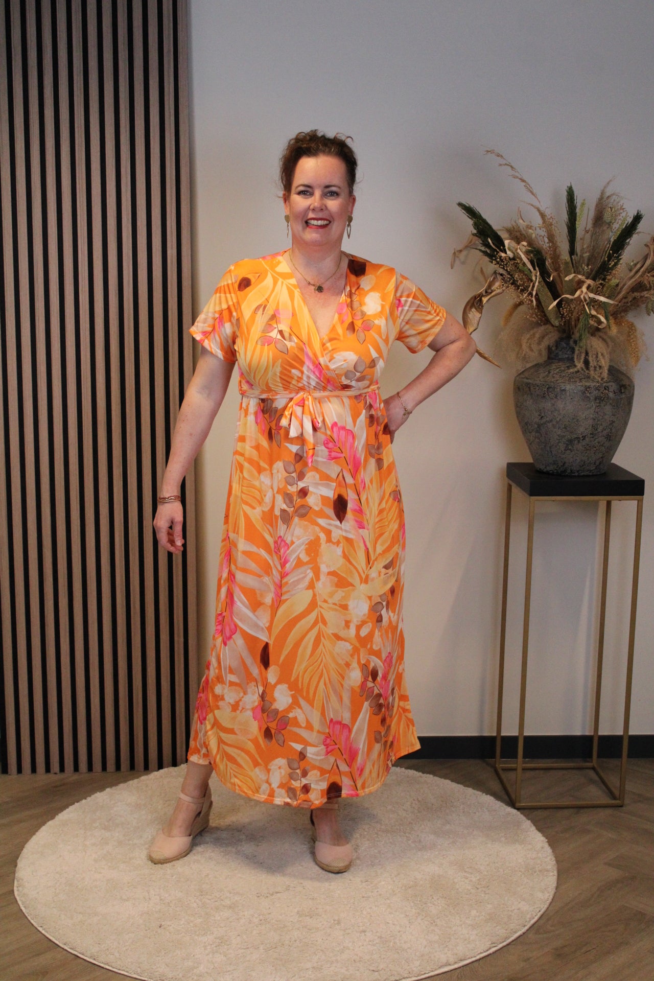 Annabel | Oranges Kleid 38 bis 44