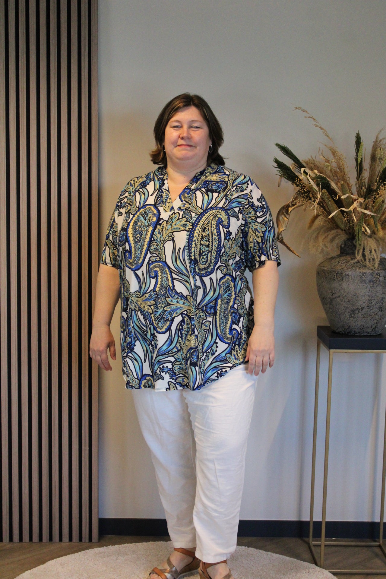 Liza | Kurzarmbluse 52 bis 58