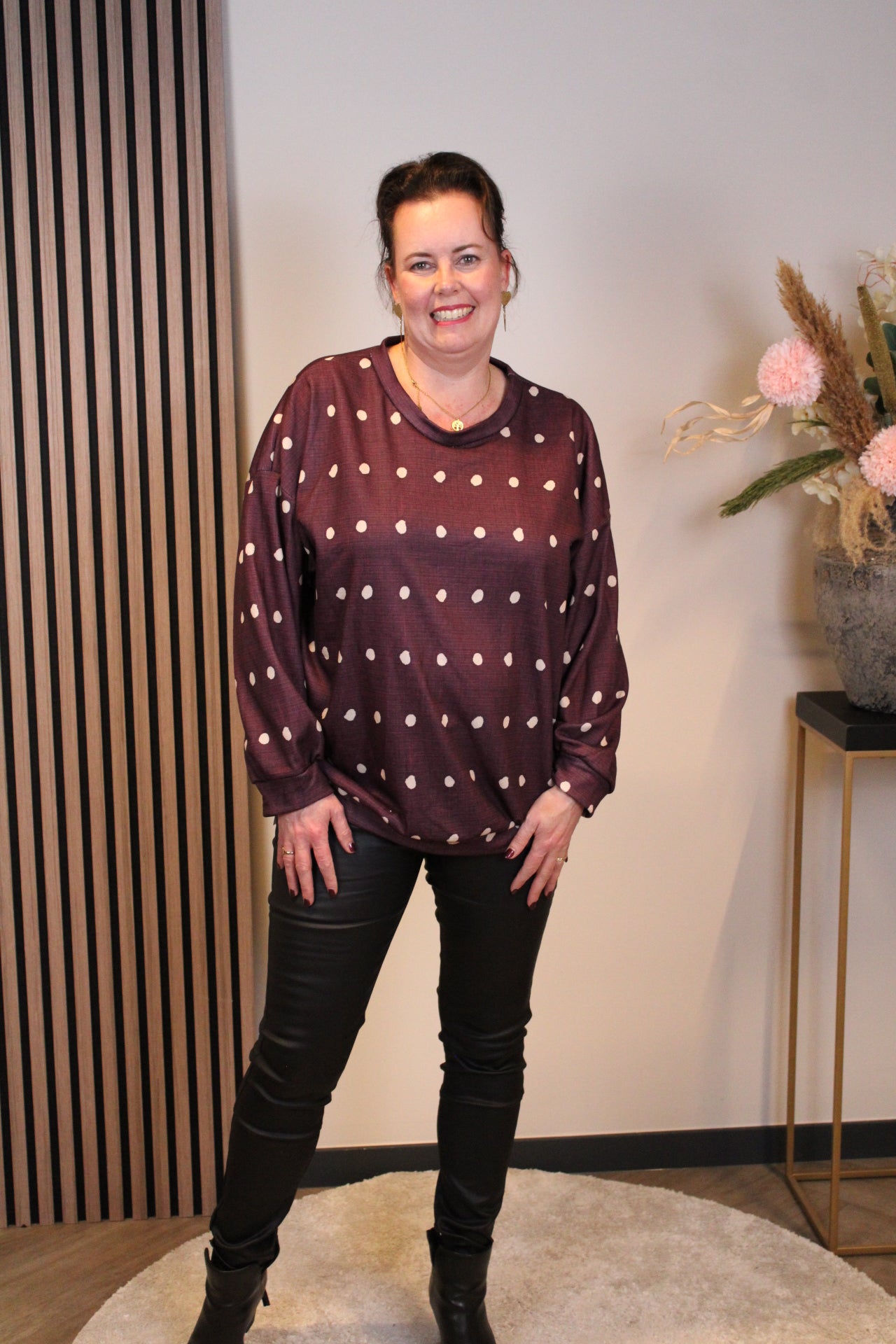 Mara | Bluse weiß Langarm 38 bis 48