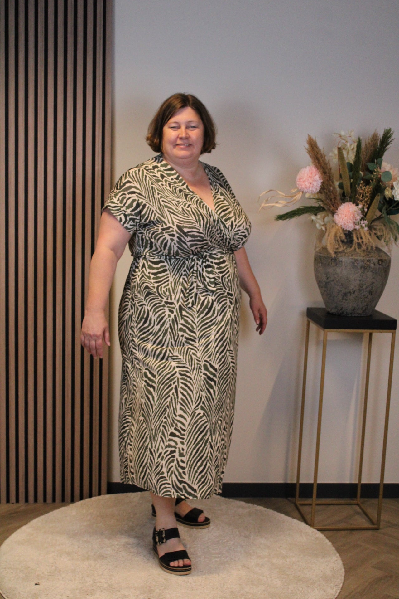 Dora | Bluse schwarz Langarm 52 bis 58