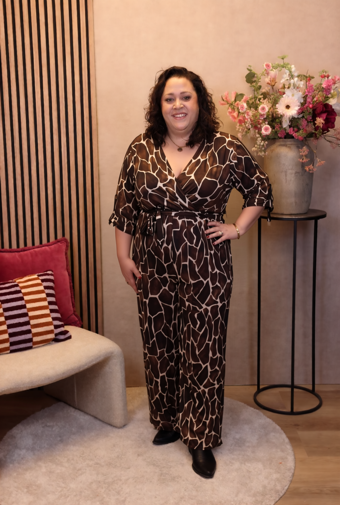 Dora | Bluse schwarz Langarm 52 bis 58