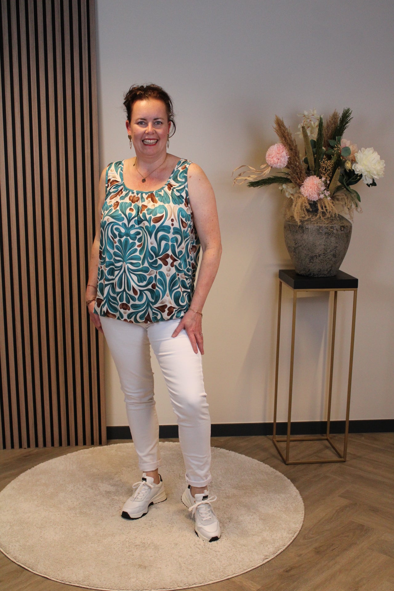 Silke | Top mint Kurzarm 48 bis 52