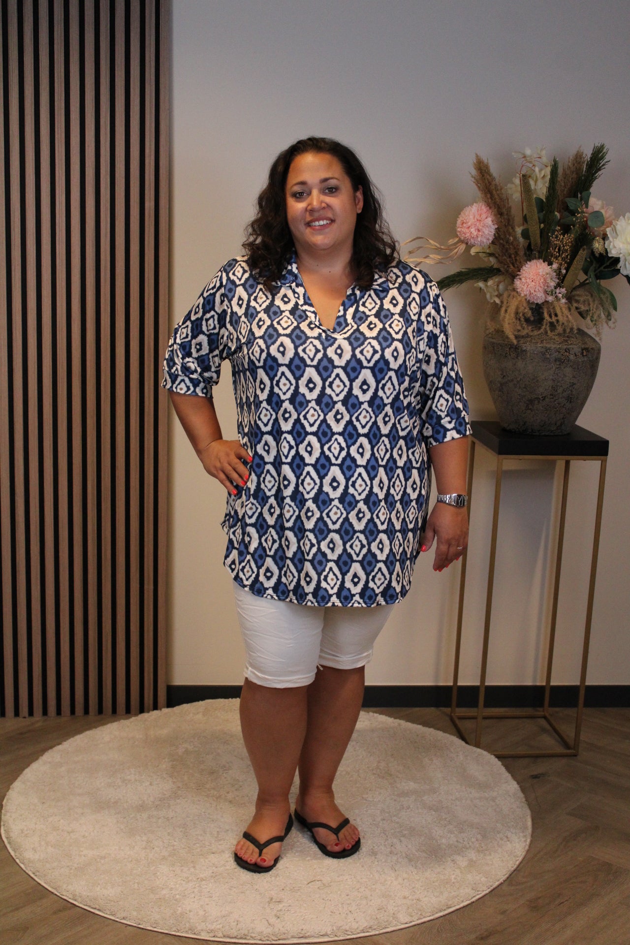 Noemi | Bluse mit Kragen 48 bis 52