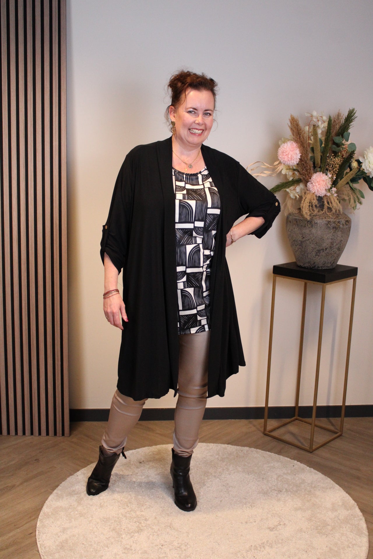 Mara | Bluse weiß Langarm 38 bis 48