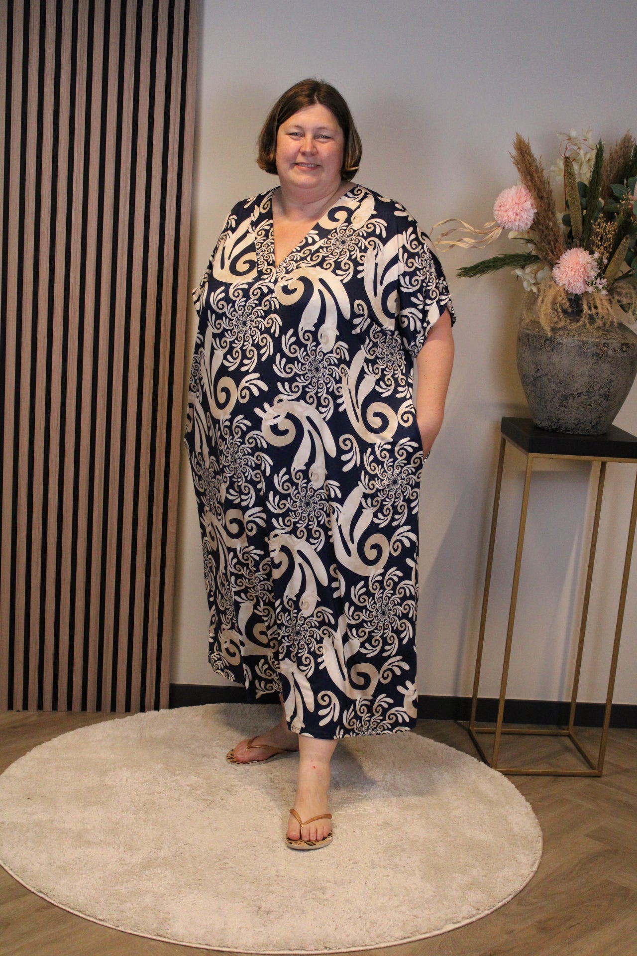 Dora | Bluse schwarz Langarm 52 bis 58