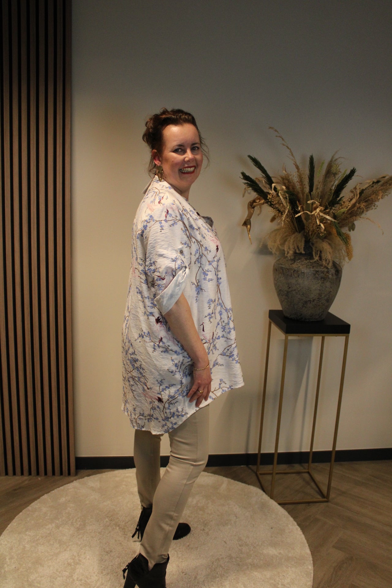 Aagje | Bluse blau 40 bis 46