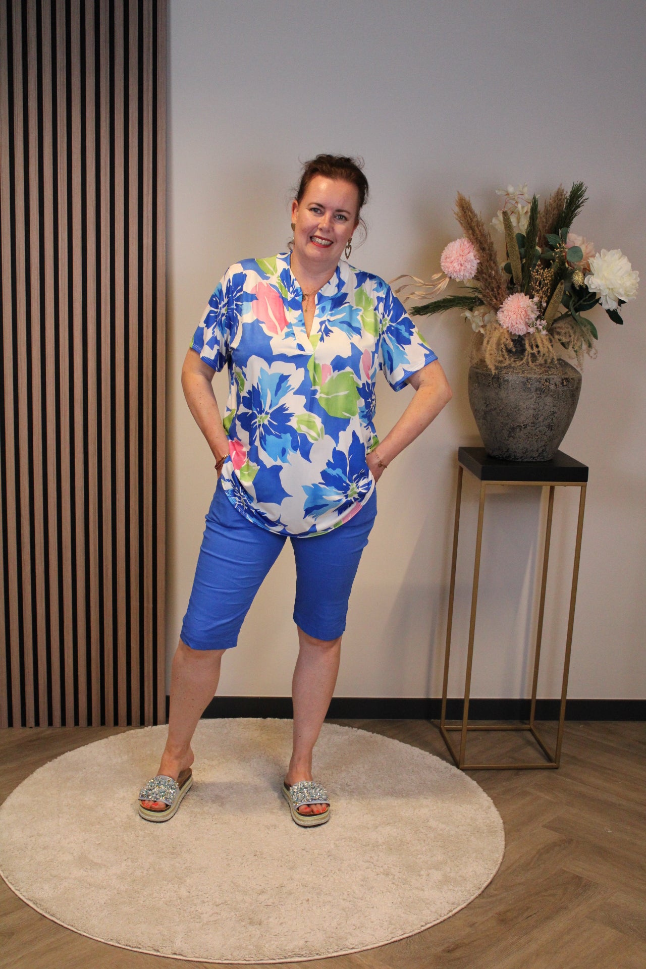 Indy | Kurze Hose Kobalt 38 bis 48