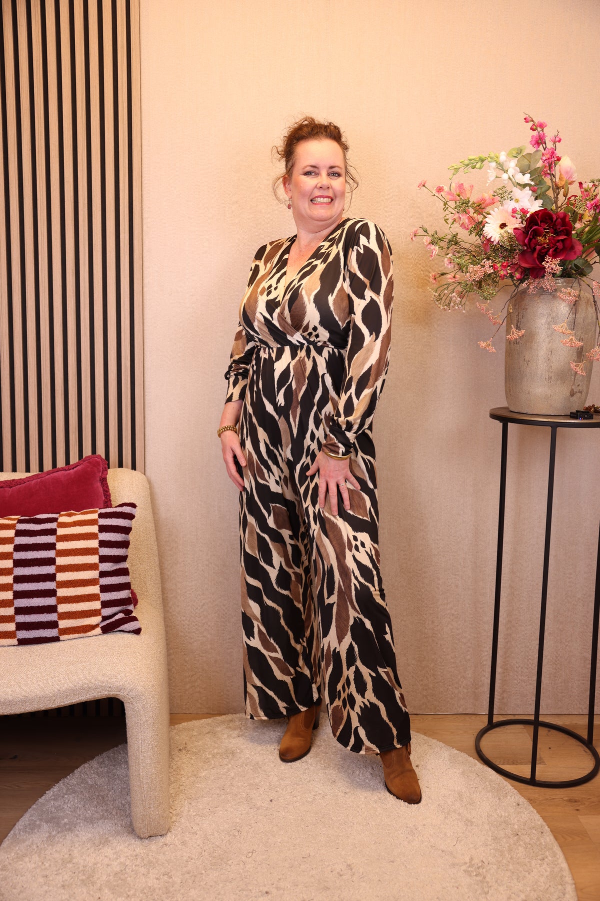 Jildou | Jumpsuit zwart 40 - 50