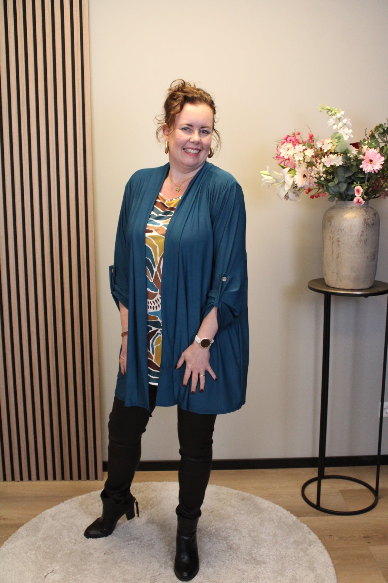 Mara | Bluse weiß Langarm 38 bis 48