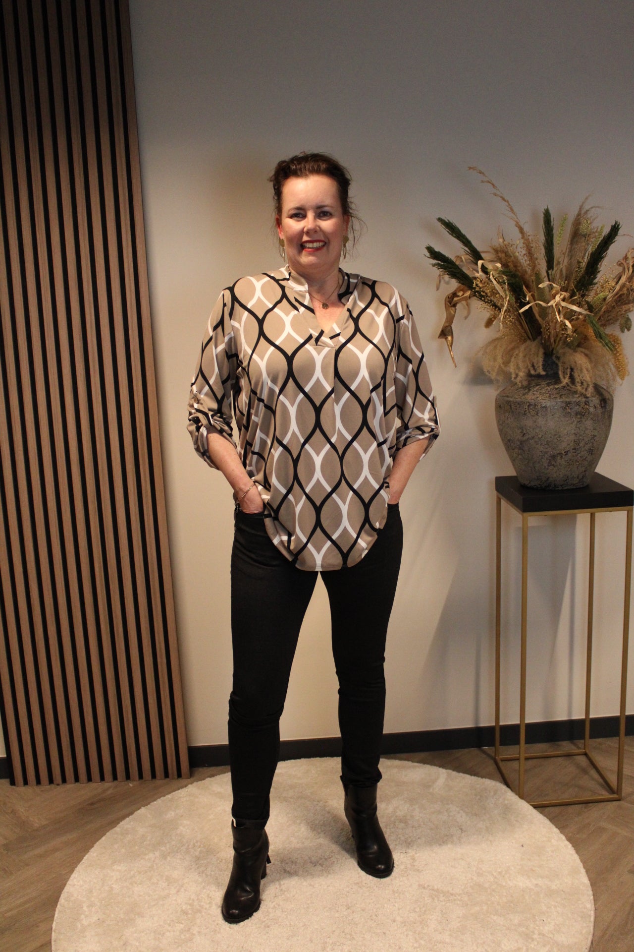 Bequeme Stretchhose | Graue Hose