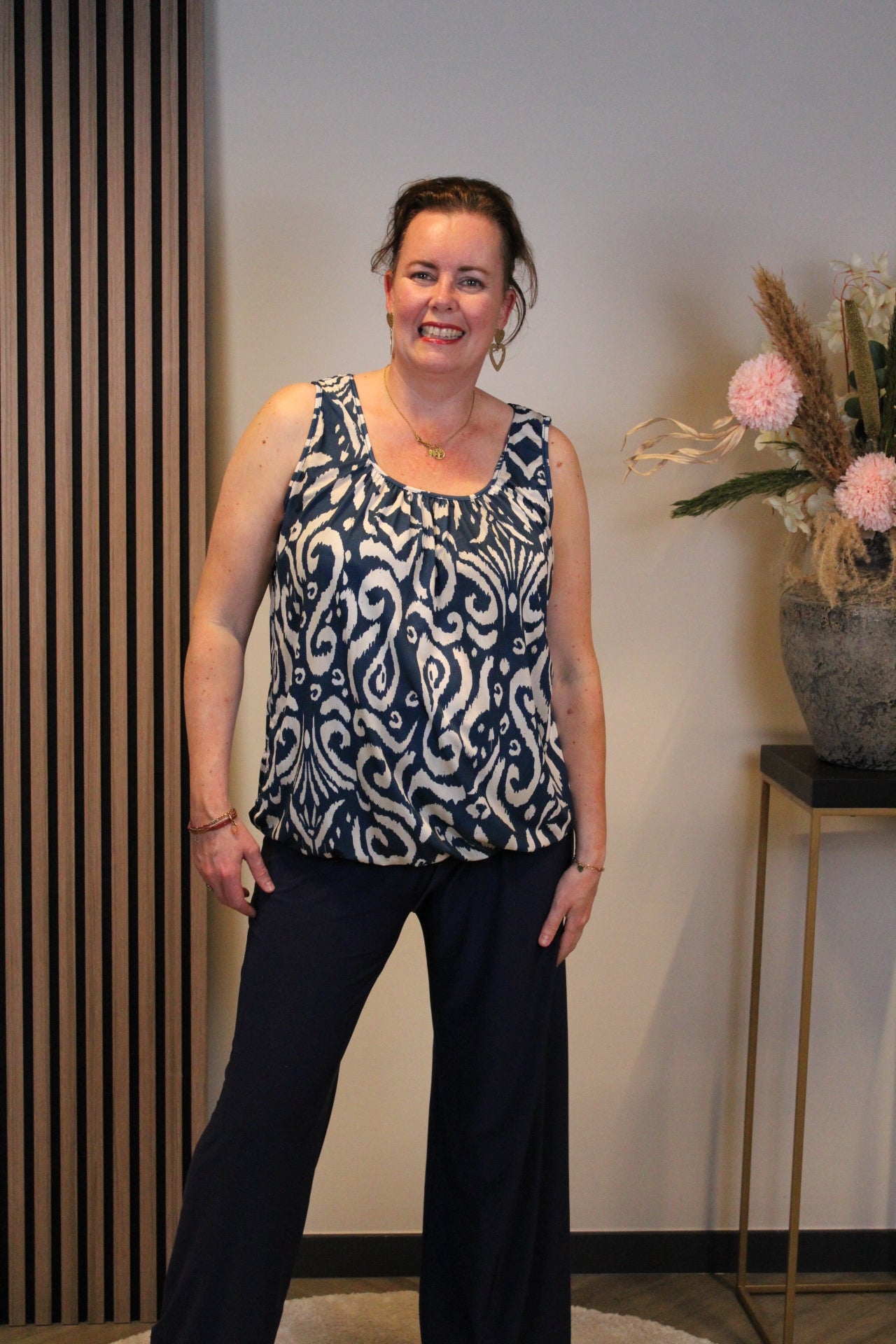 Laura | Top blau 48 bis 52