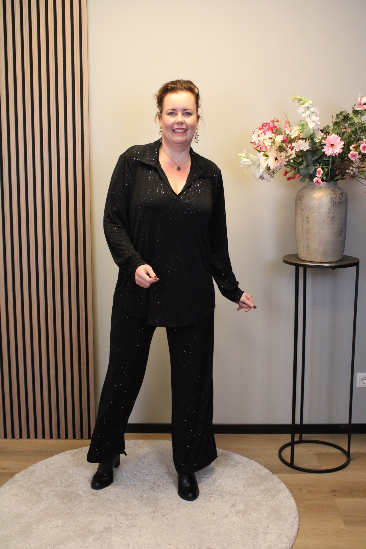 Sara | Bluse Langarm Grün 52 bis 58