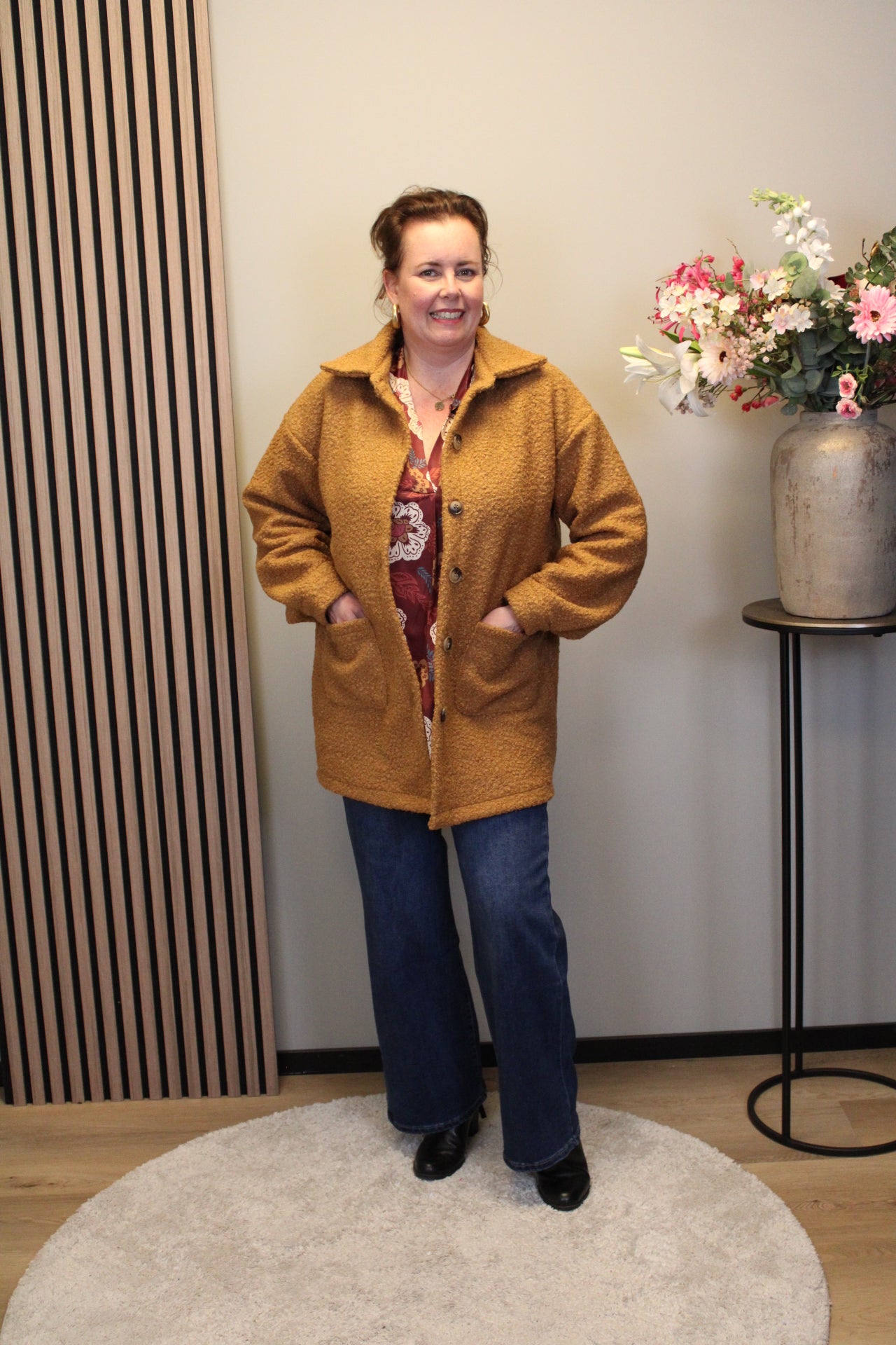 Mara | Bluse weiß Langarm 38 bis 48