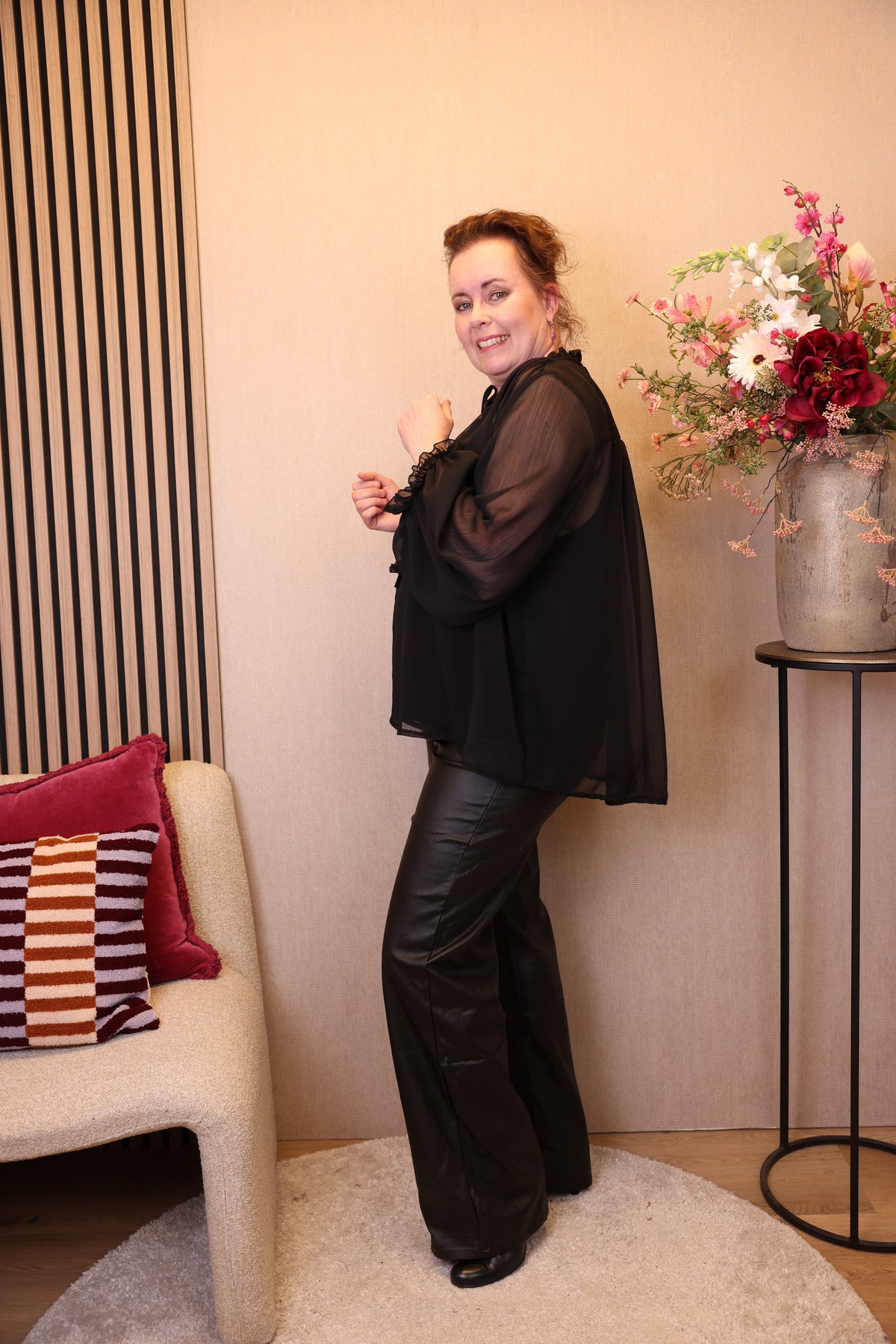 Liza | Blouse zwart 42 - 50