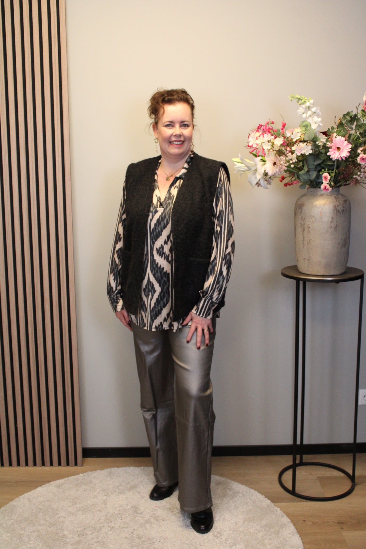 Mara | Bluse weiß Langarm 38 bis 48