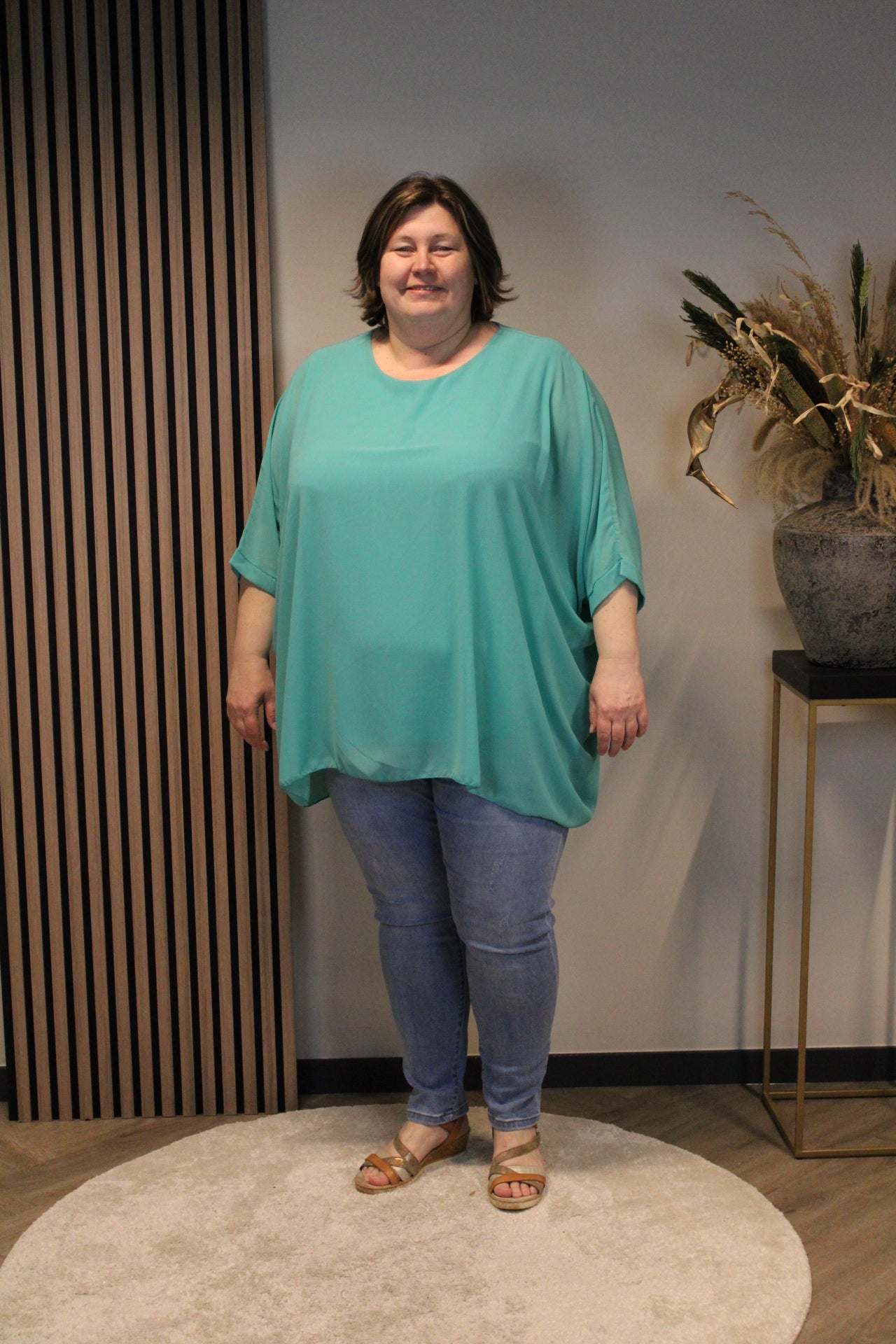 Lou | Bluse mint 52 bis 58