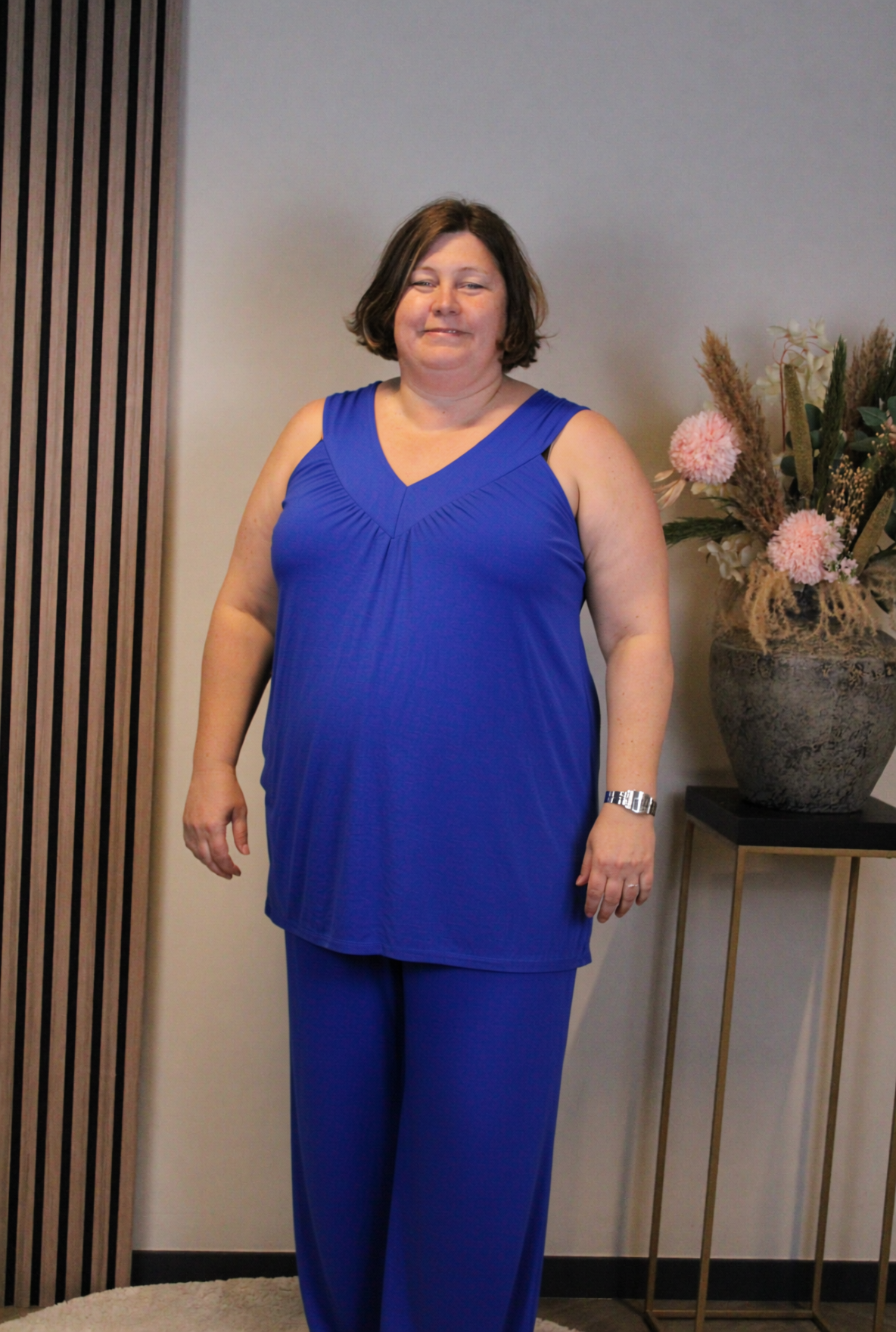 Dora | Bluse schwarz Langarm 52 bis 58