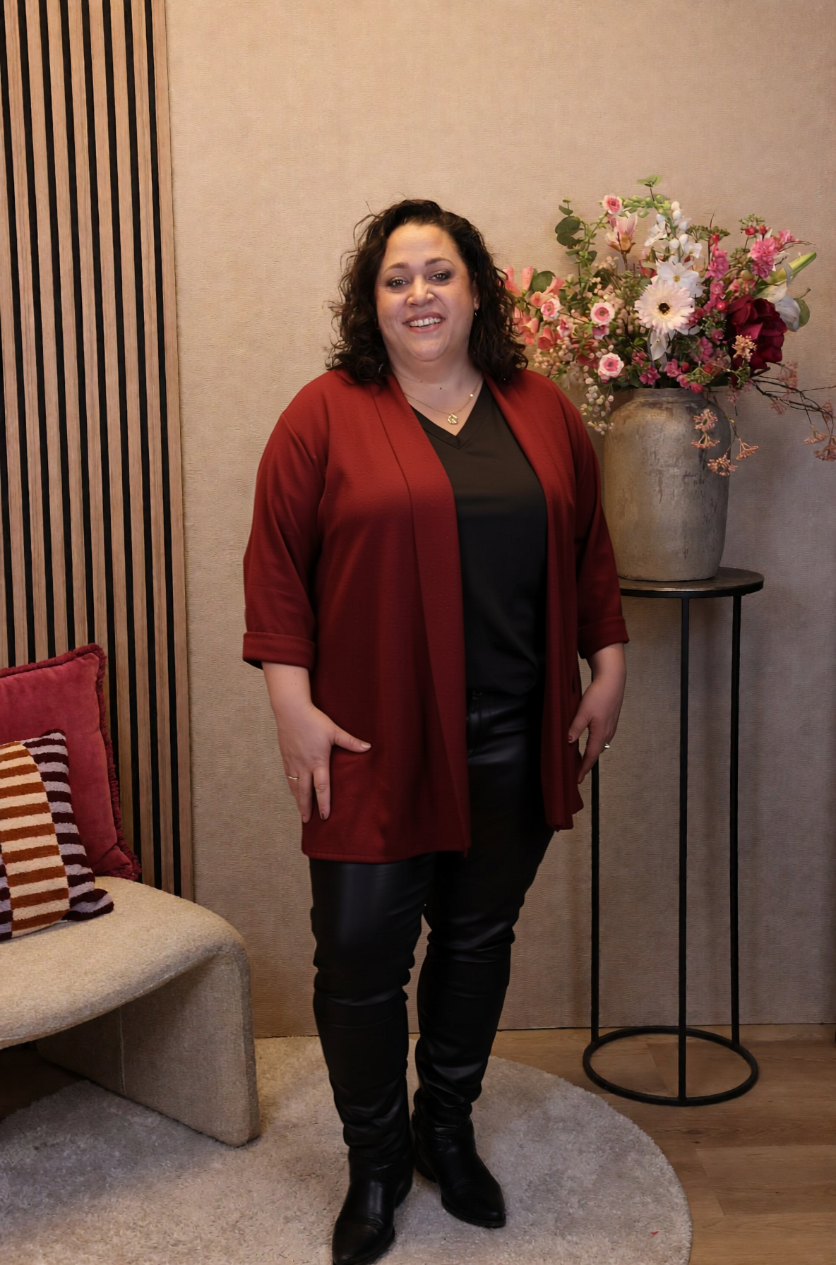 Mara | Bluse weiß Langarm 38 bis 48