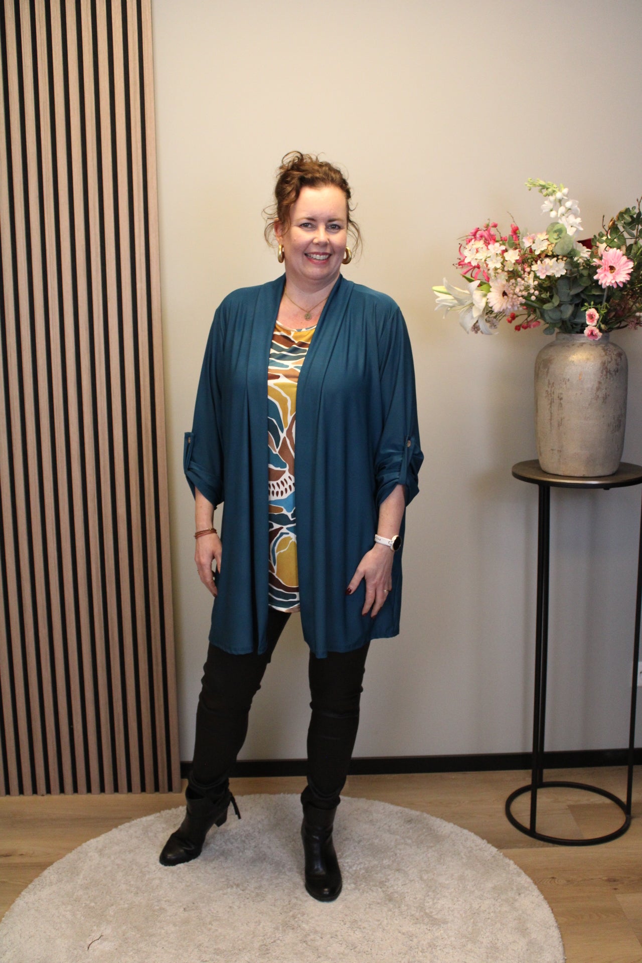 Mara | Bluse weiß Langarm 38 bis 48