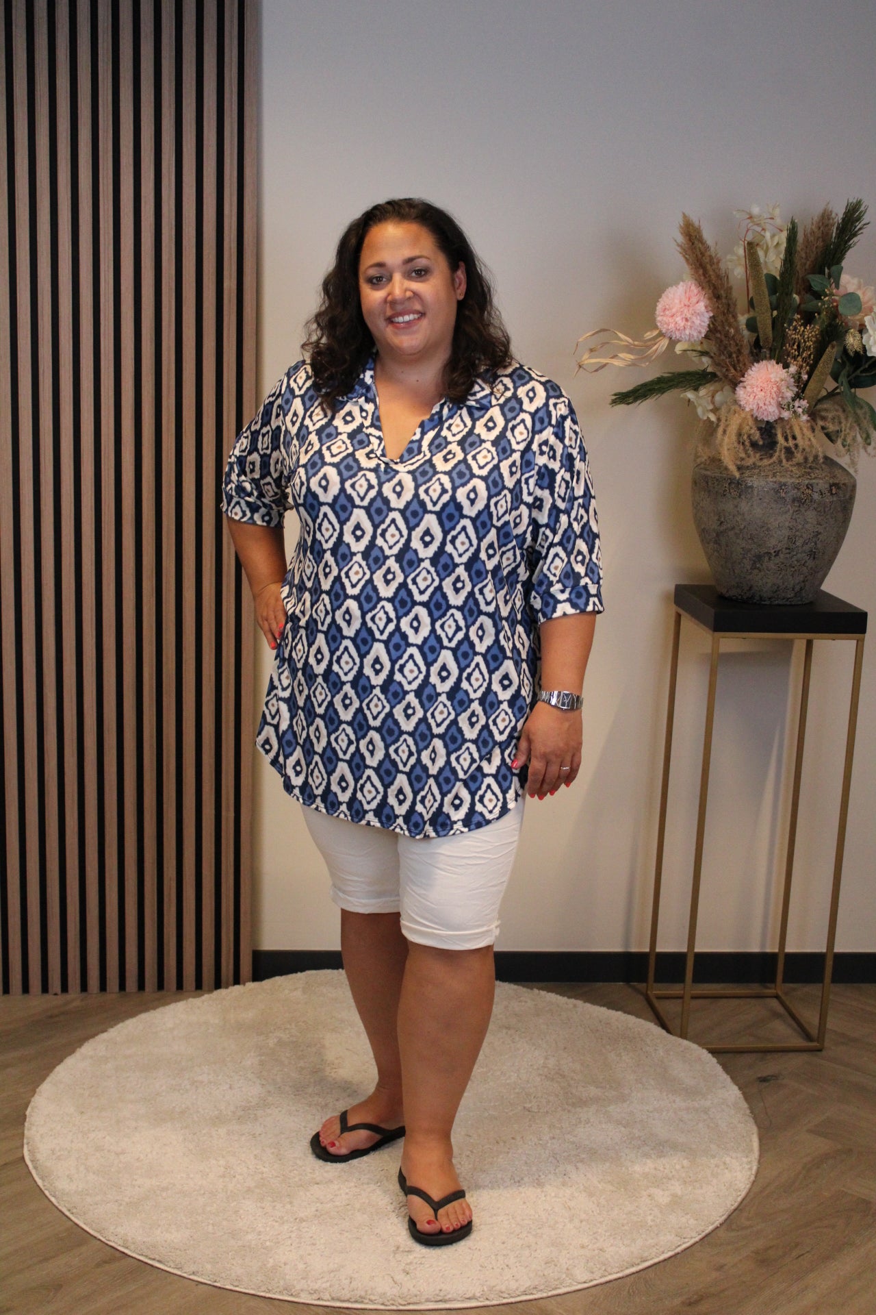 Noemi | Bluse mit Kragen 48 bis 52